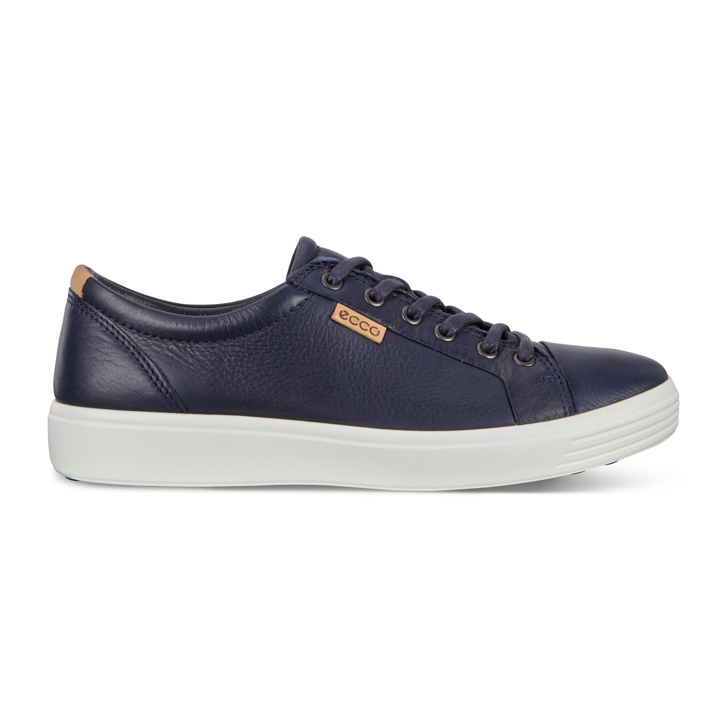 ECCO Men's Soft 7 Sneakers - Blue - Outside