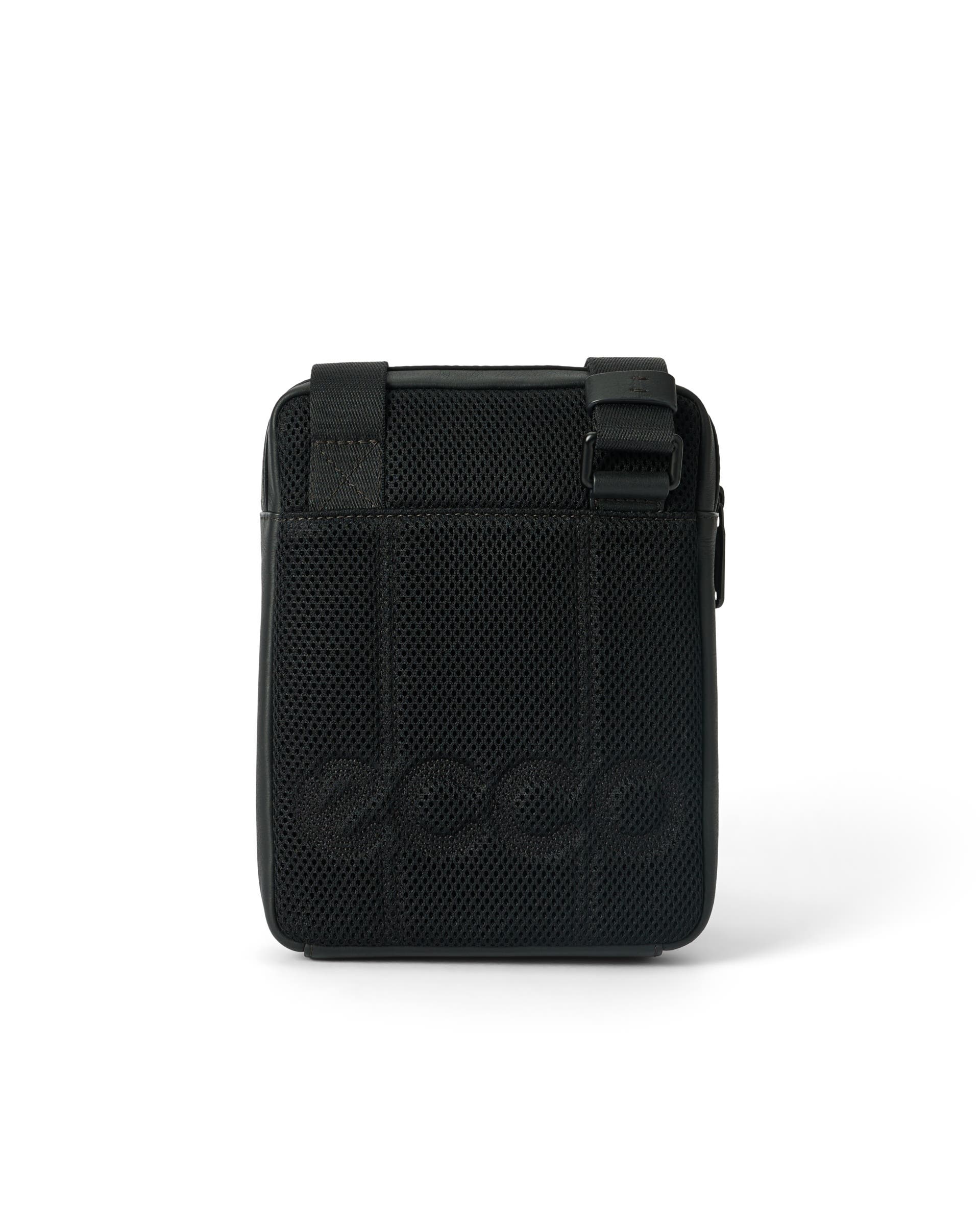 Skórzana torebka przez ramię ECCO® Flat Pouch - Czarny - Back