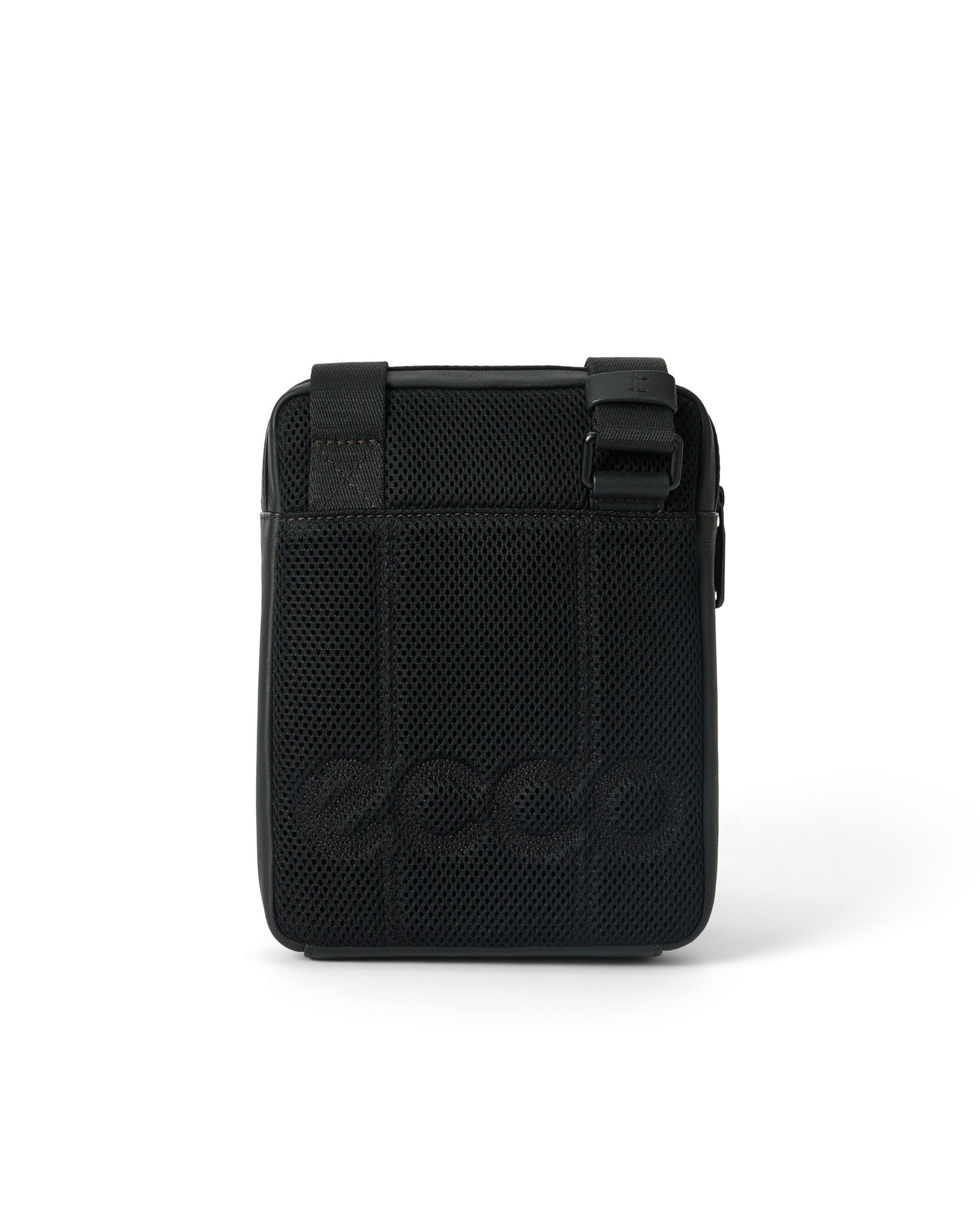 Skórzana torebka przez ramię ECCO® Flat Pouch - Czarny - Back