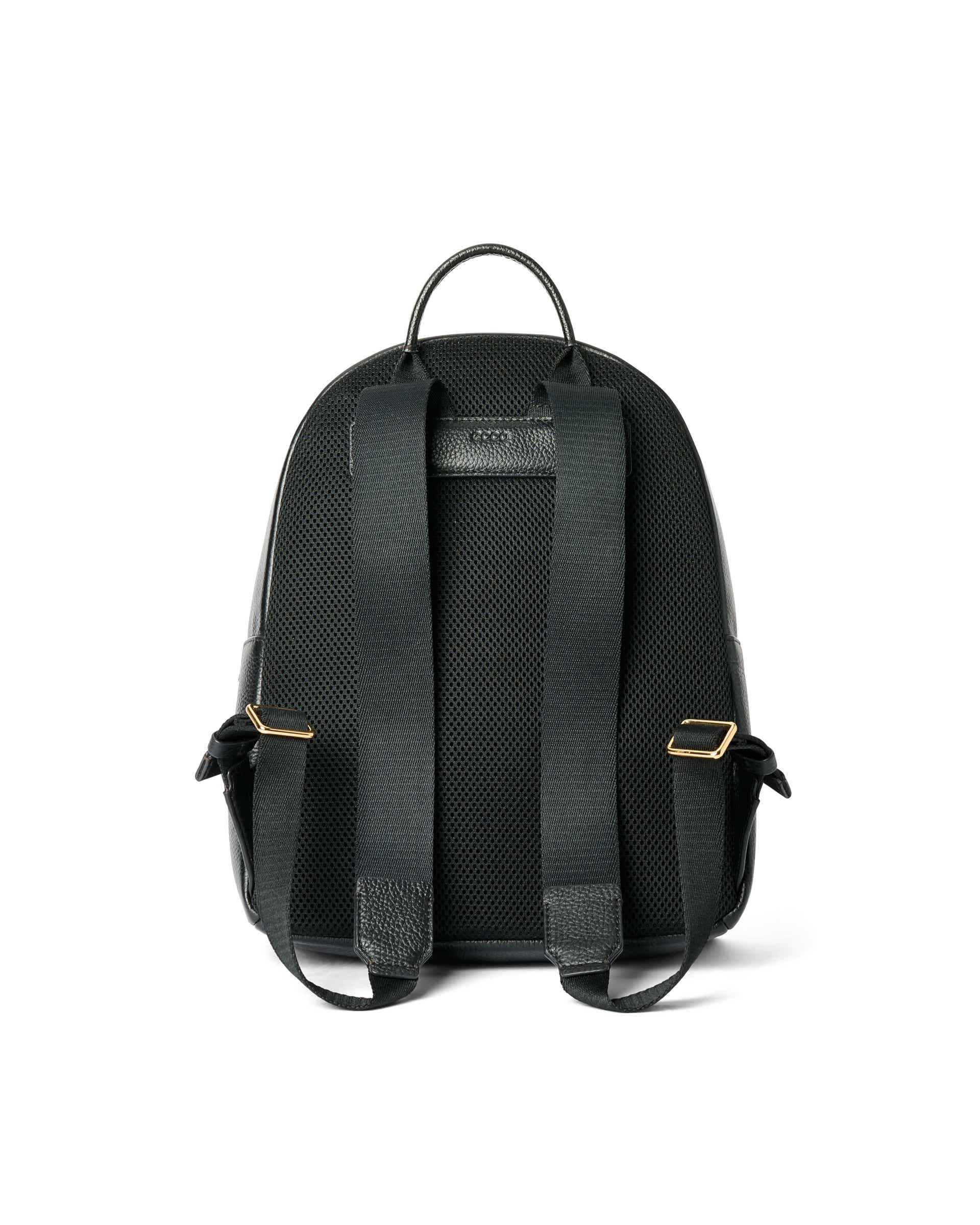 Kožený ruksak ECCO® ESSENTIAL - Čierna - Back