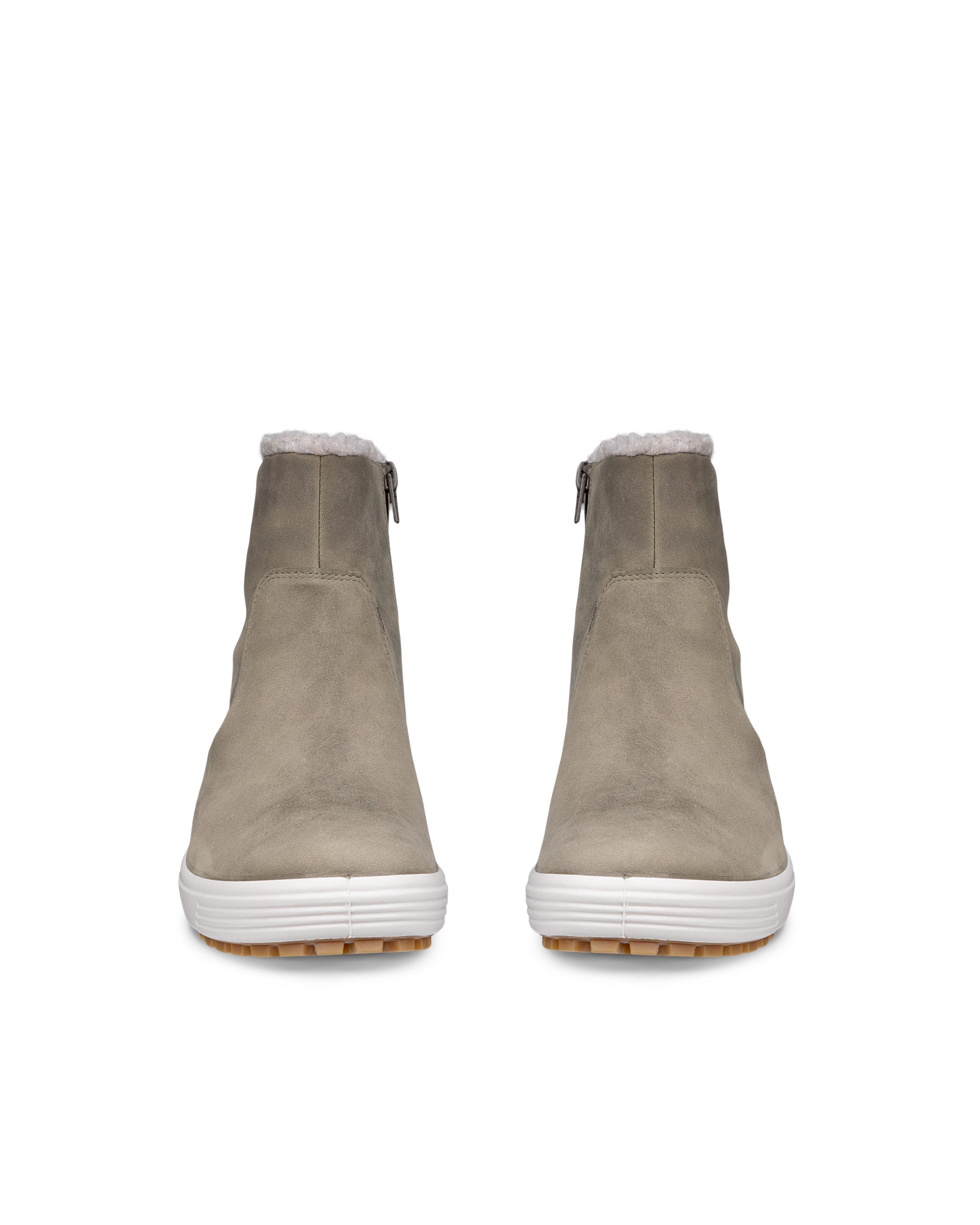 ECCO® SOFT 7 TRED mellemhøj vandtæt støvle i nubuck til damer - Grøn - Outside