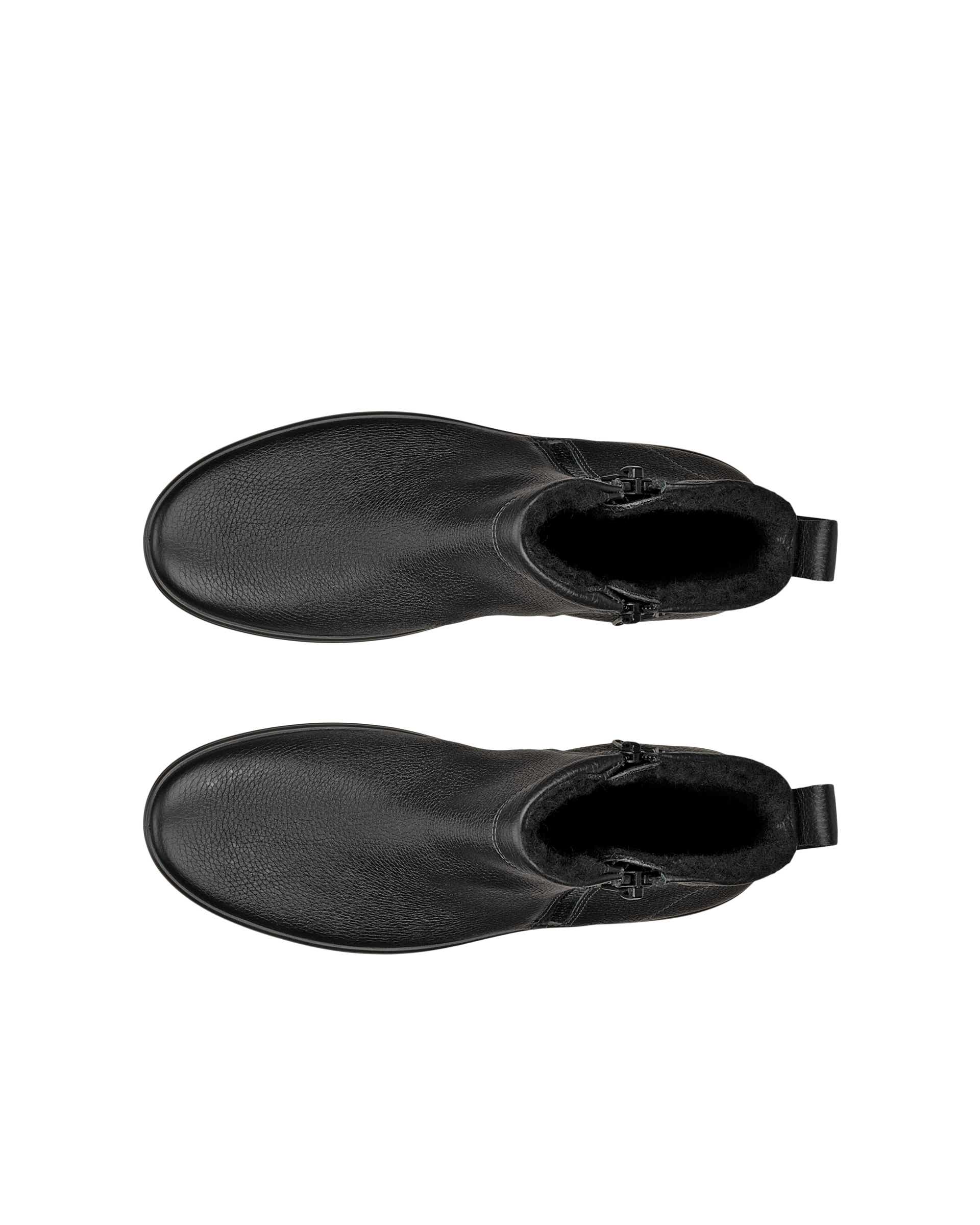 남성 ECCO Soft 7 TRED 가죽 미드컷 부츠 - 블랙 - Top left pair