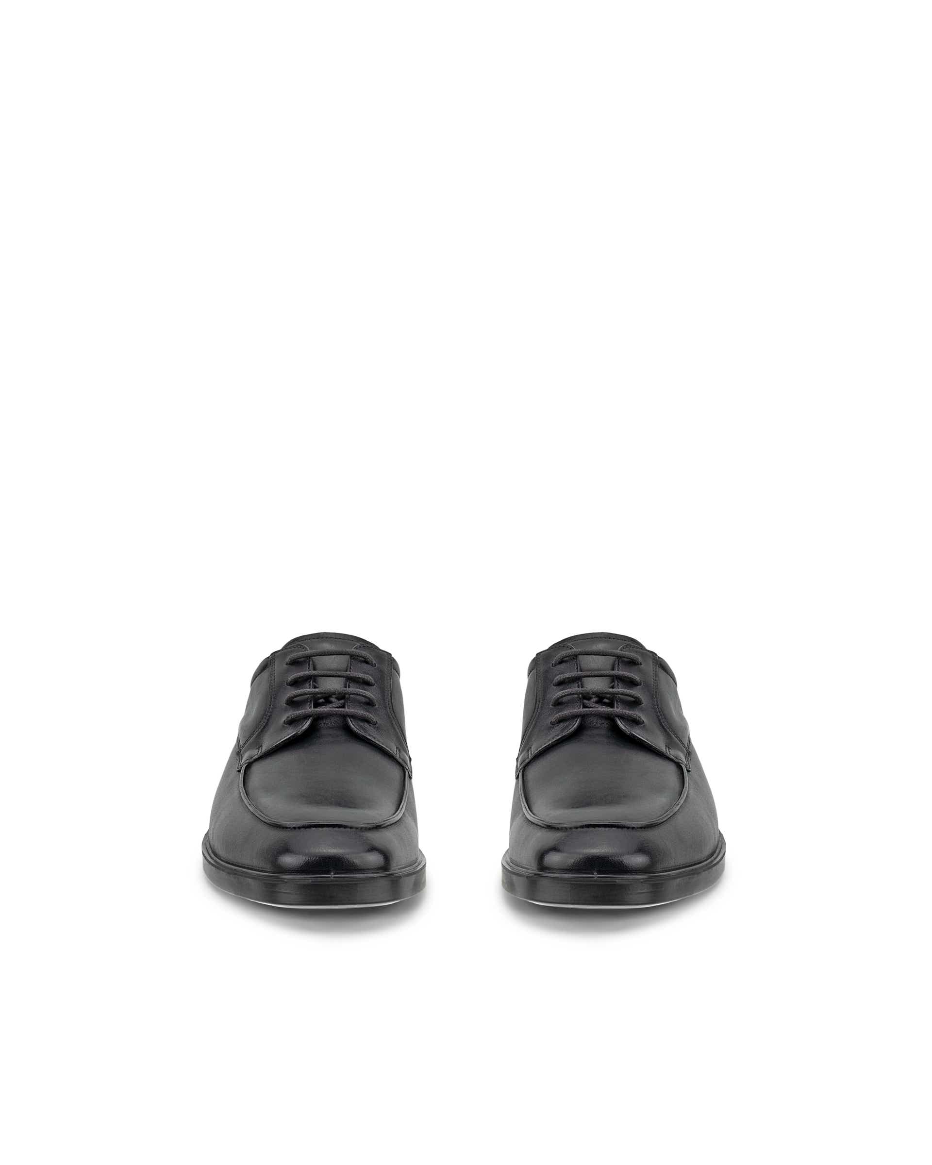 ECCO® METROPOLE MILAN férfi bőr apron derby cipő - Fekete - Front pair