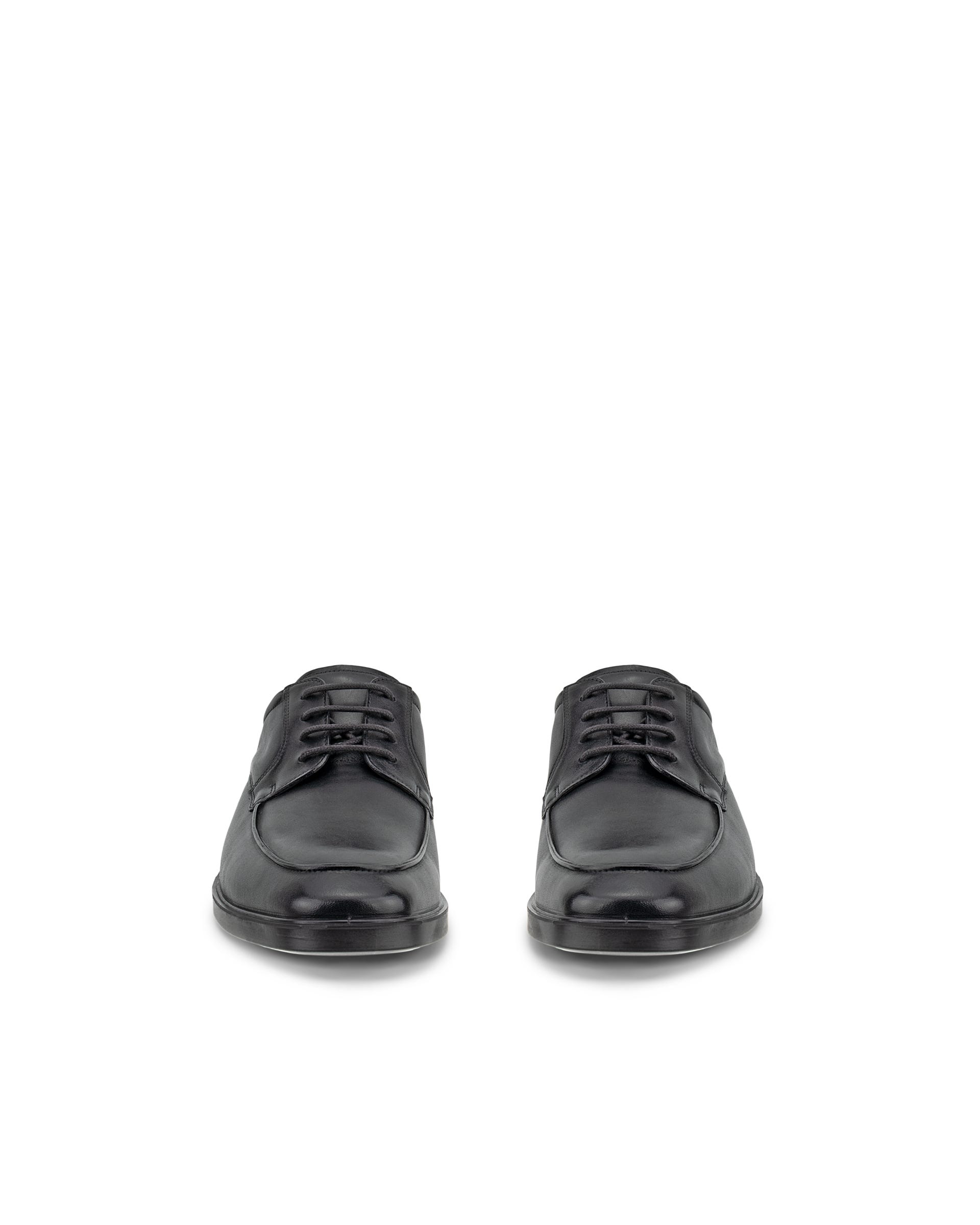 Men's ECCO® METROPOLE MILAN Leather Apron Derby Shoe - Black - Outside