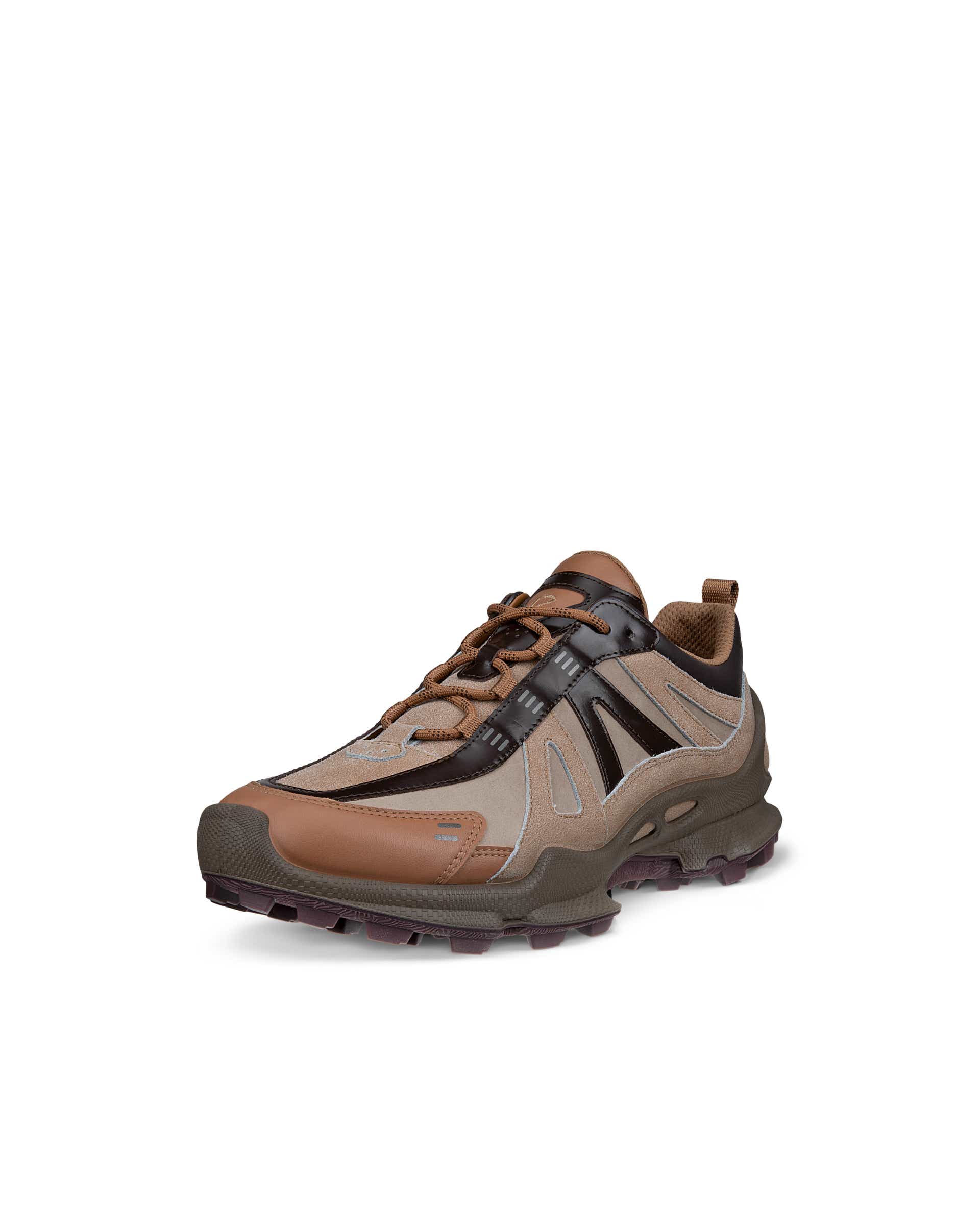 ECCO® BIOM C-Trail baskets de plein air en cuir pour homme - Brun - Main