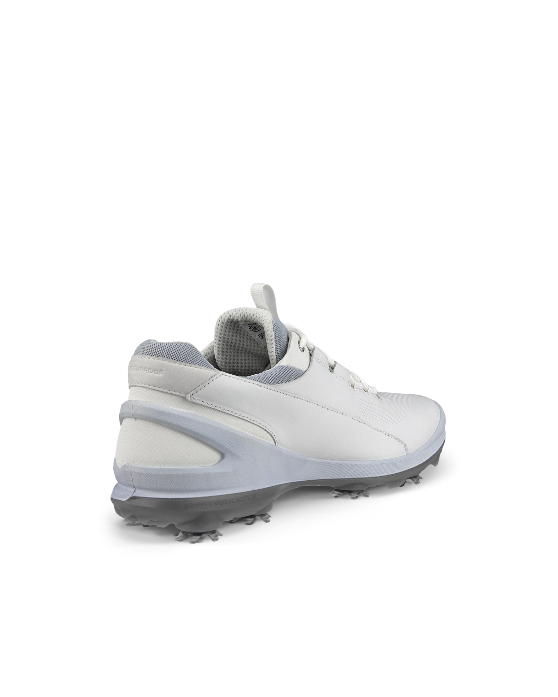 ECCO® Golf Biom Tour férfi vízálló stoplis bőr golfcipő - Fehér - Back