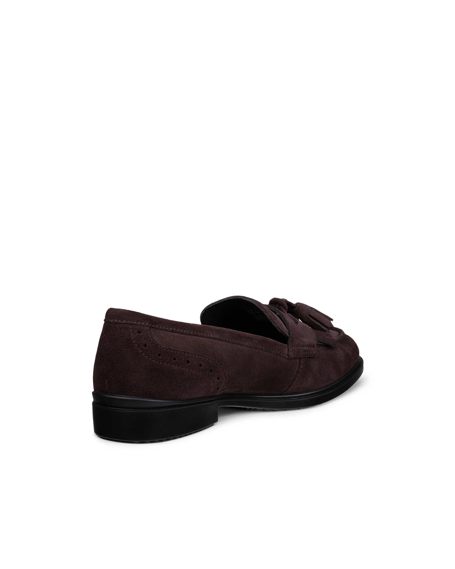 ECCO® DRESS CLASSIC 15 mokkasiner i ruskind til damer - Brun - Back