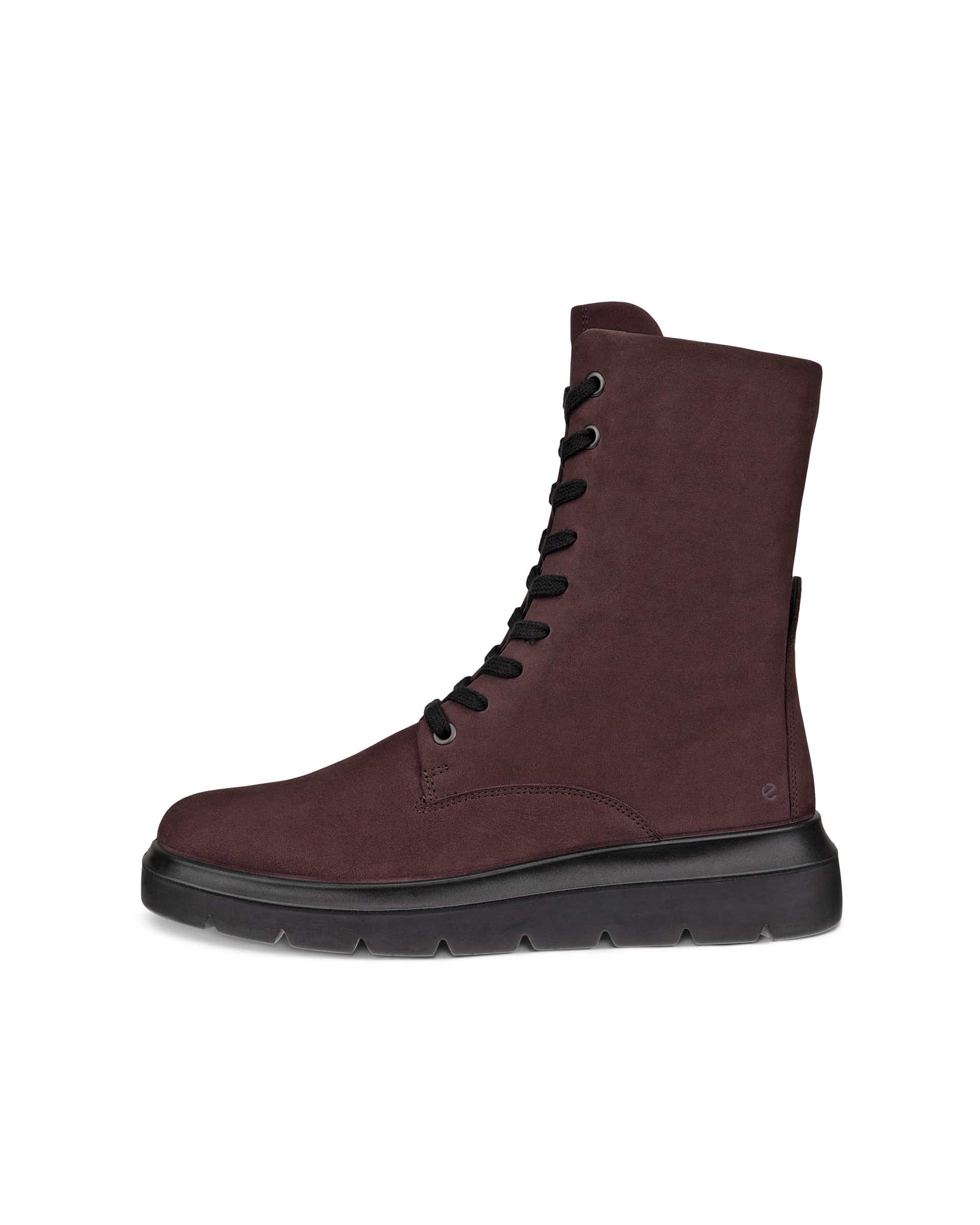 ECCO® NOUVELLE Damen Hoher Stiefel aus Nubukleder - Braun - Outside