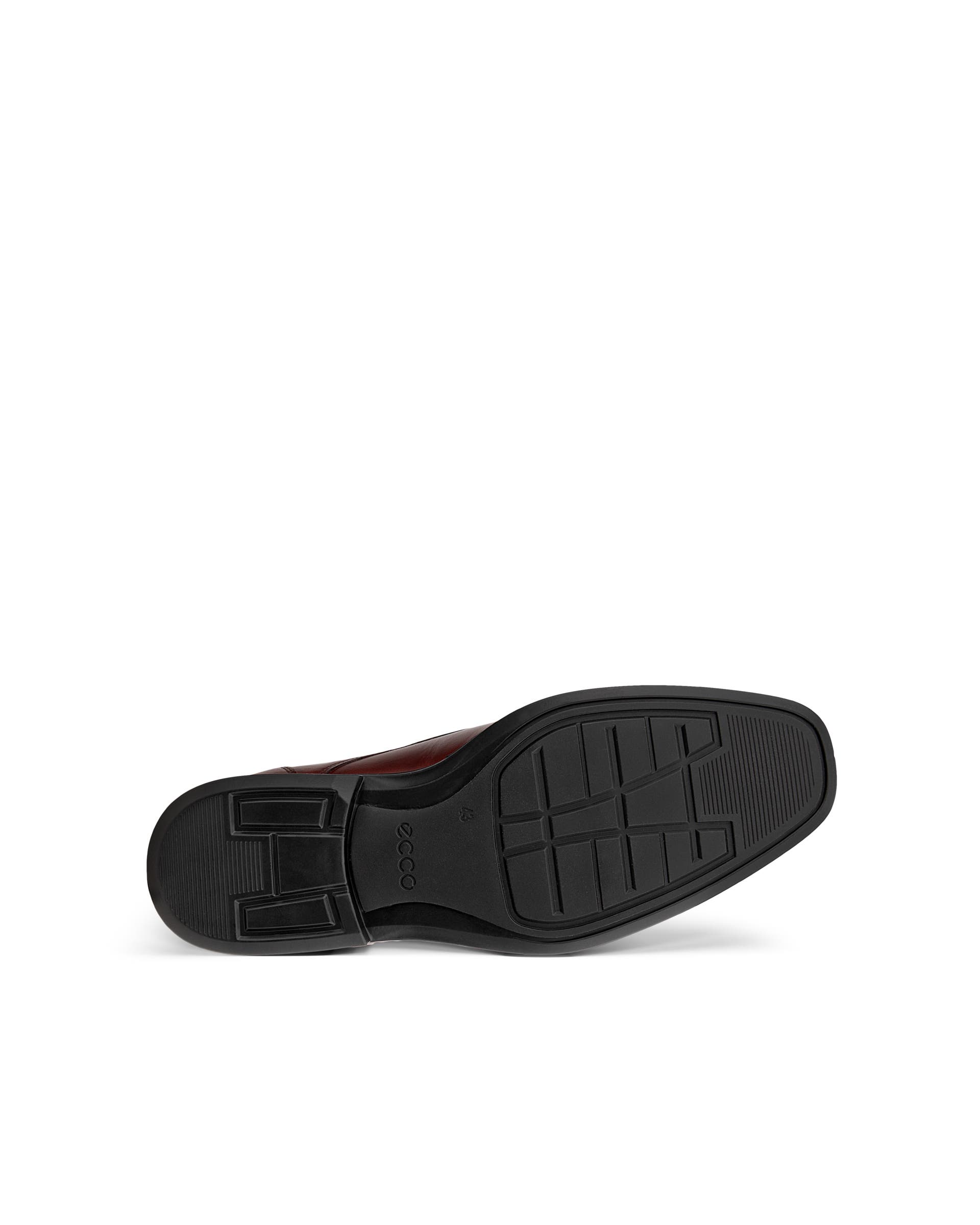 Męskie skórzane buty wizytowe monki ECCO® METROPOLE MILAN - Czerwony - Sole