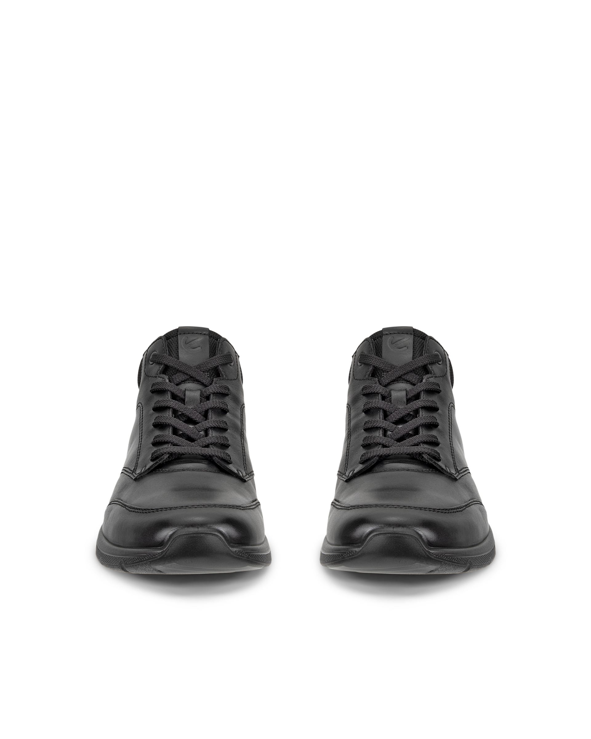 Moški usnjeni gležnjarji ECCO® IRVING - Črna - Front pair