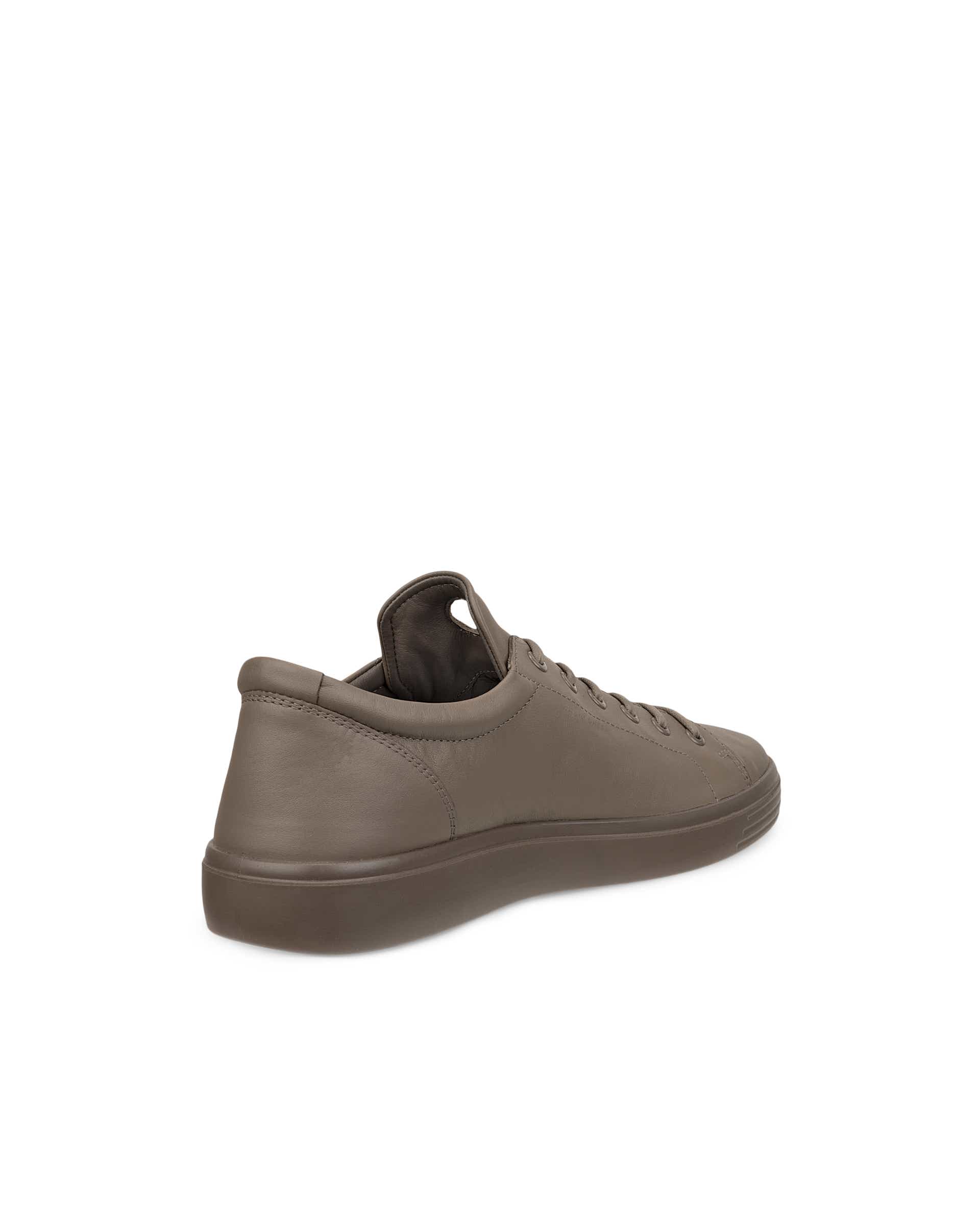 ECCO® SOFT CLASSIC sneakers i læder til herrer - Grå - Back