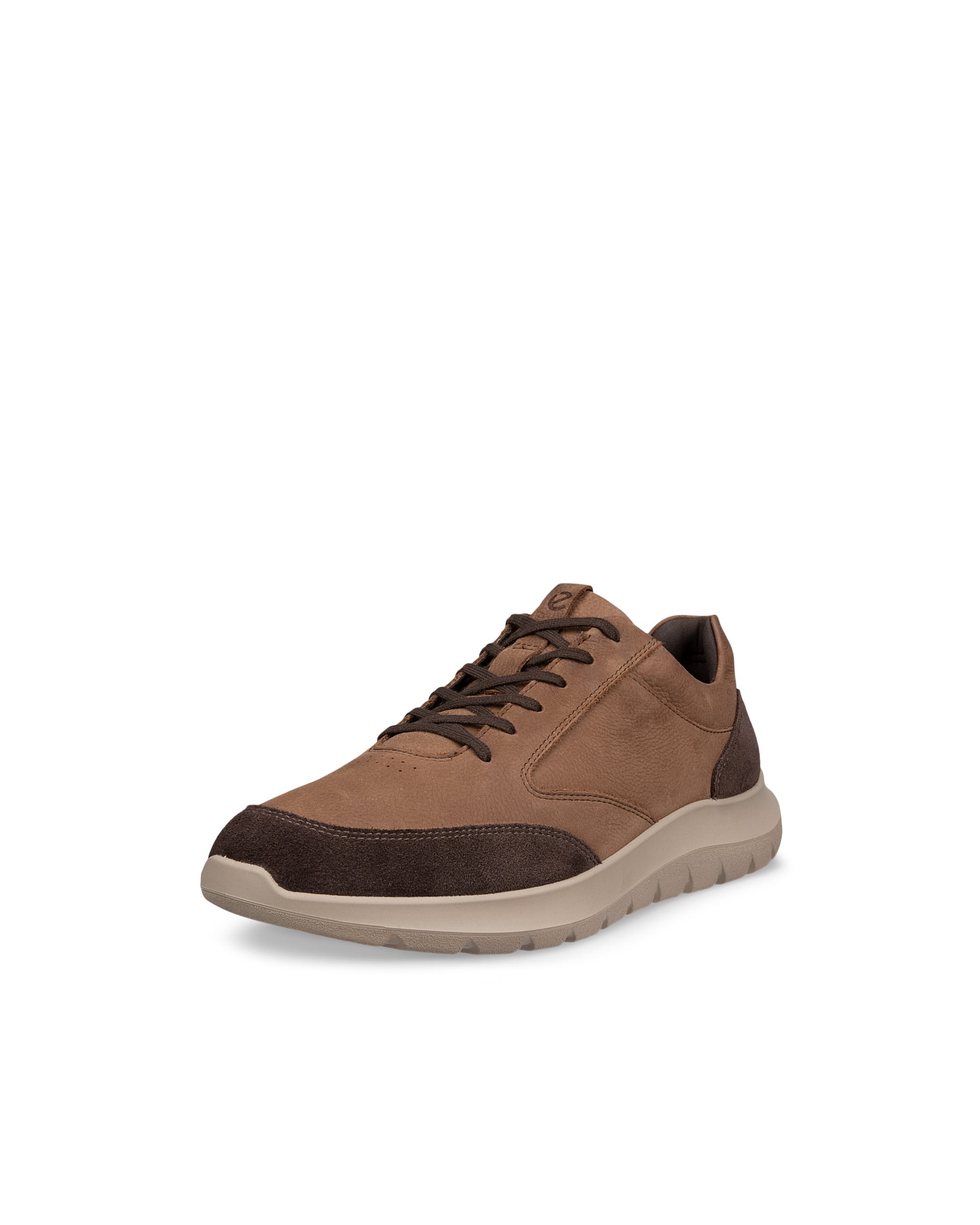 Men's ECCO® CITY STRIDE Nubuck Trainer - Brown - Main