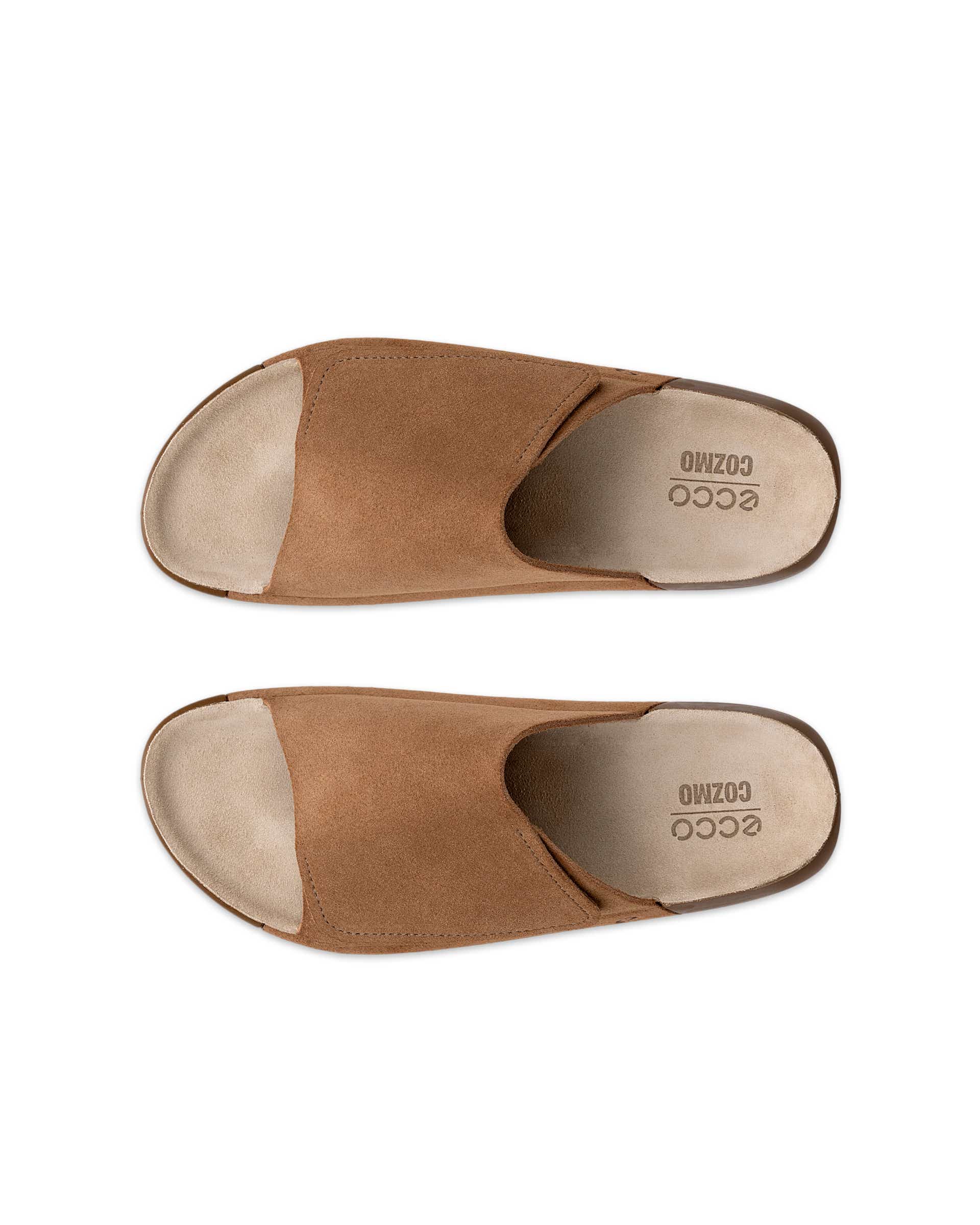 ECCO® COZMO Damen Pantolette - Braun - Top left pair