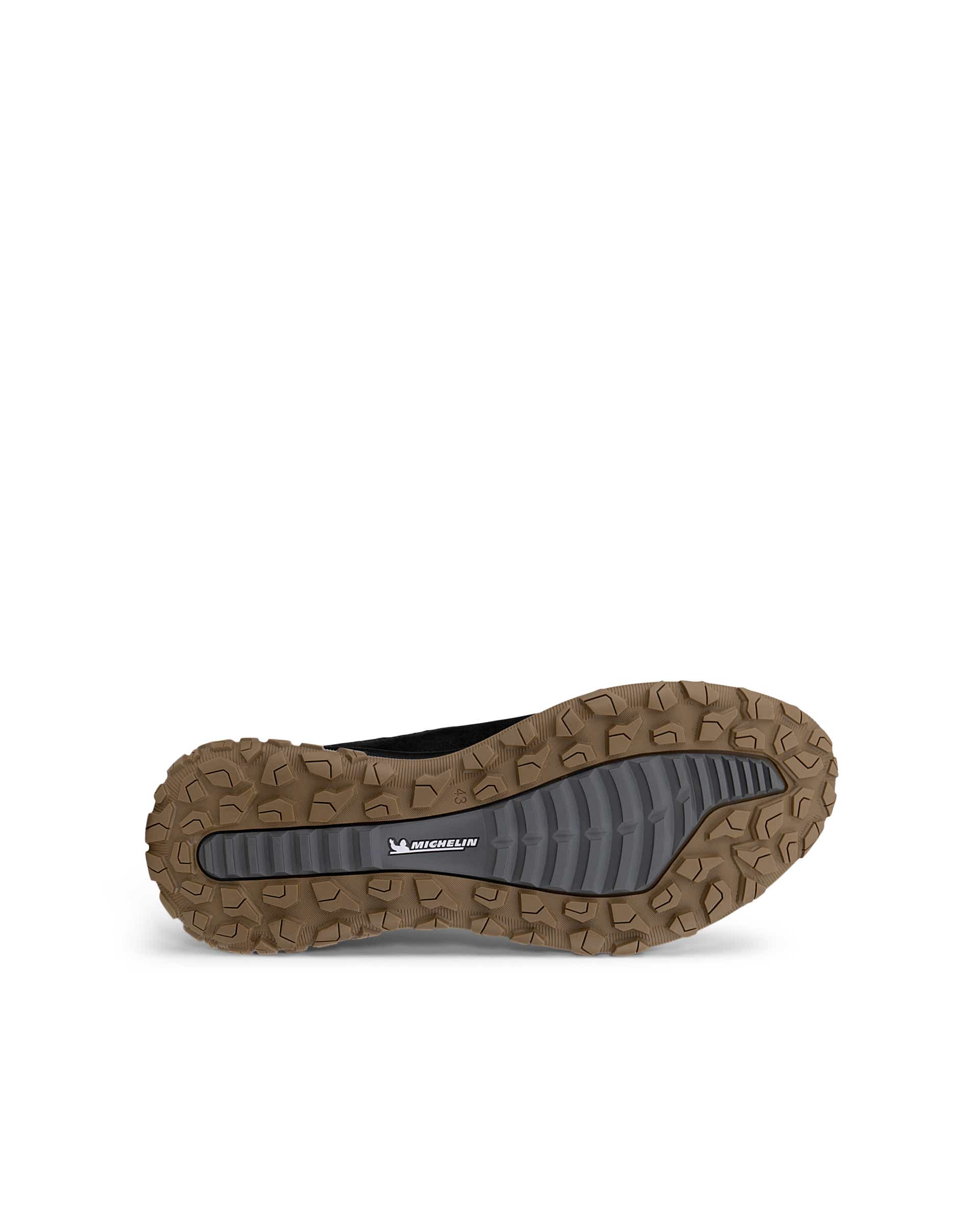 ECCO ULT-TRN Low メンズ ヌバックウォータープルーフハイキングシューズ - ブルー - Sole