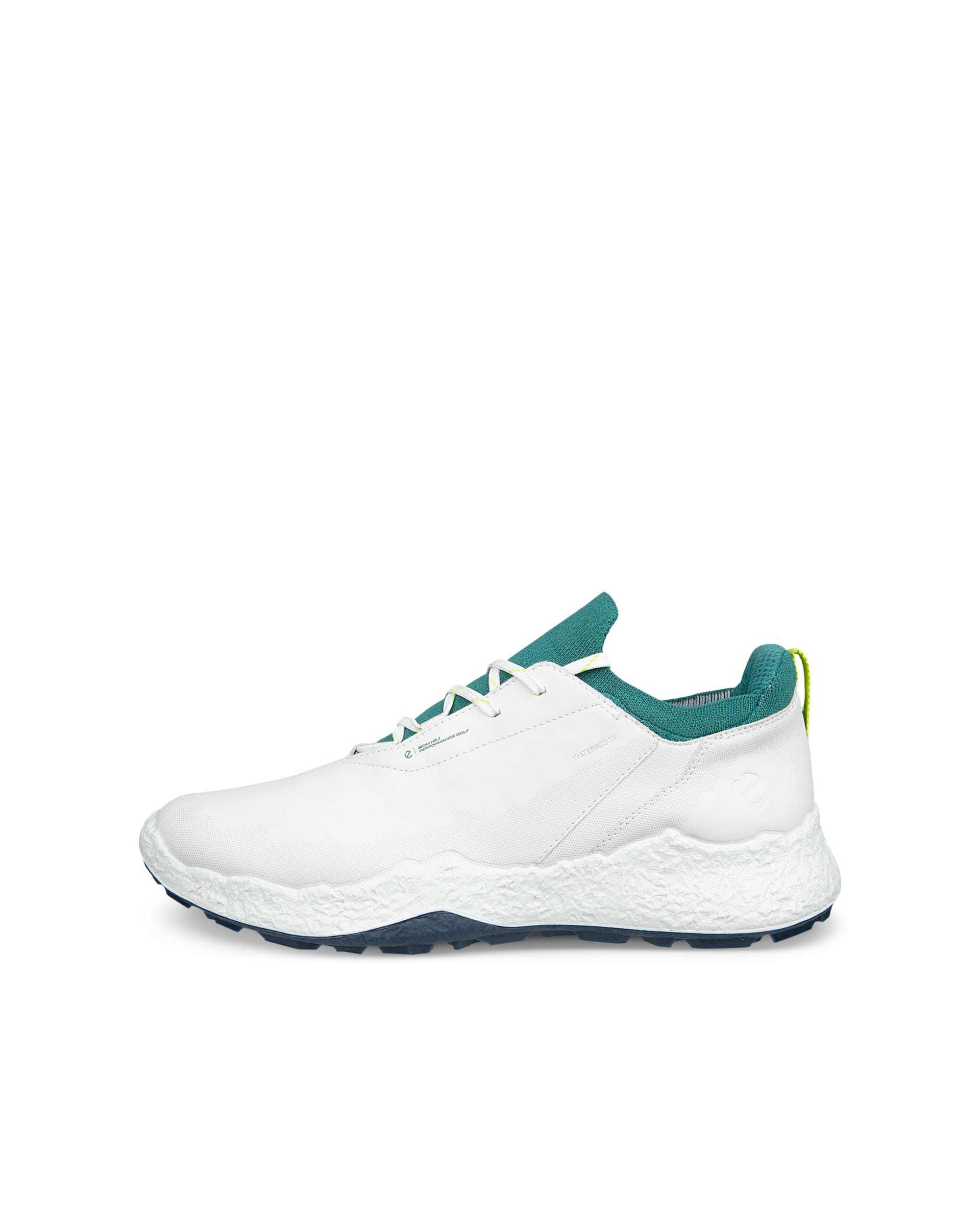 ECCO® GOLF BIOM H5 chaussure de golf imperméable en cuir pour homme - Blanc - Outside