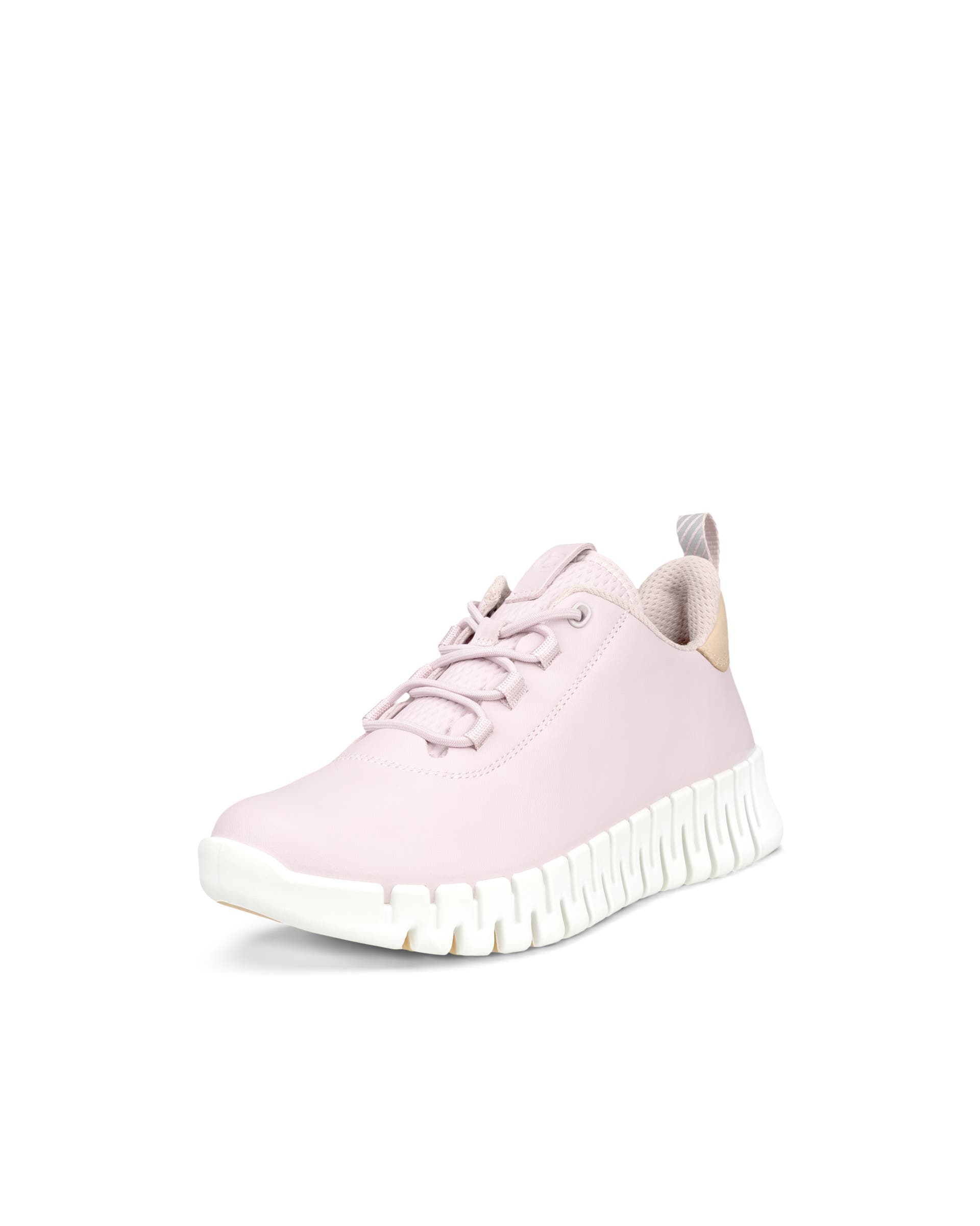 ECCO Gruuv Flexible Sole Women ウィメンズ レザースニーカー - ピンク - Main