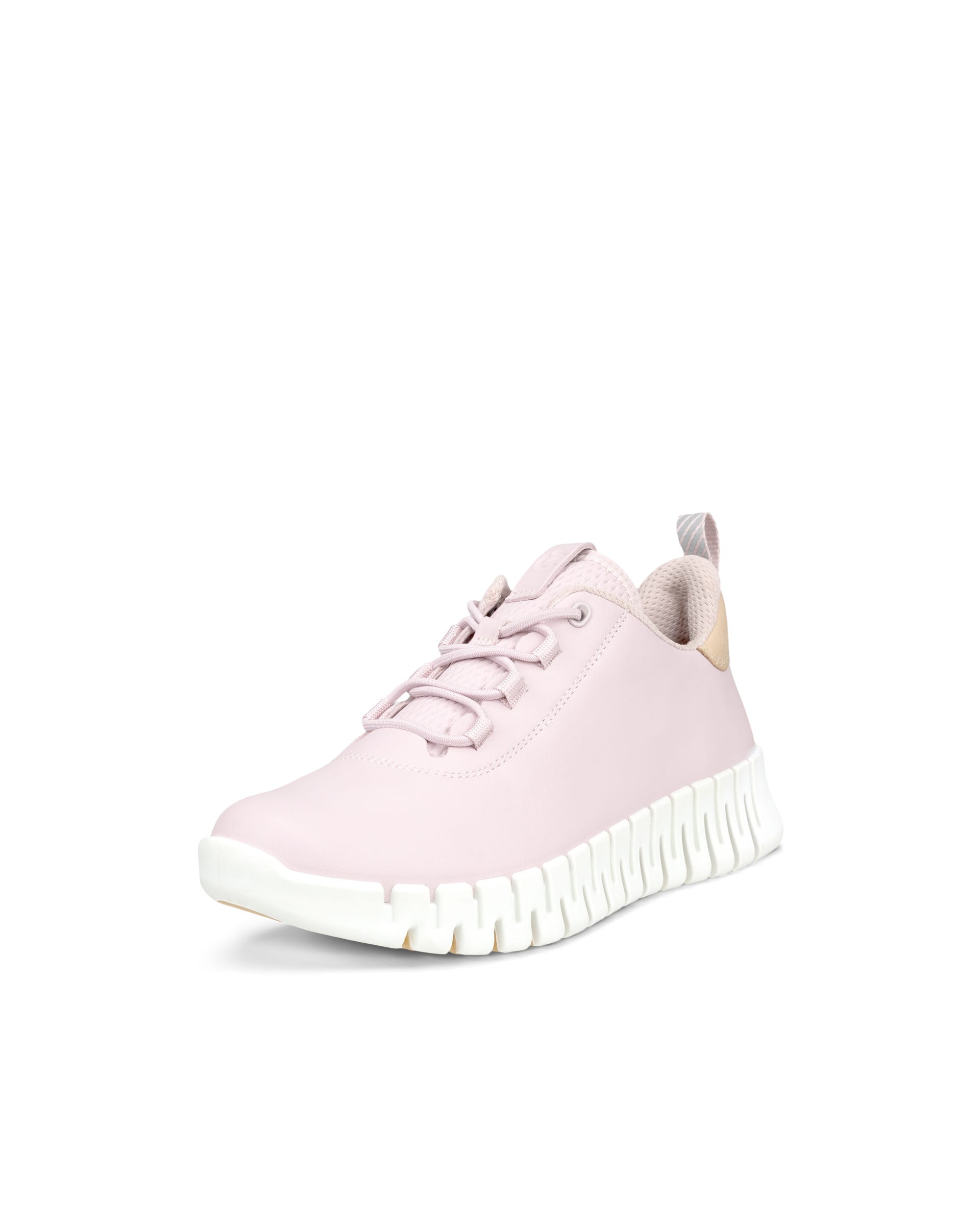 ECCO Gruuv Flexible Sole Women ウィメンズ レザースニーカー - ピンク - Main