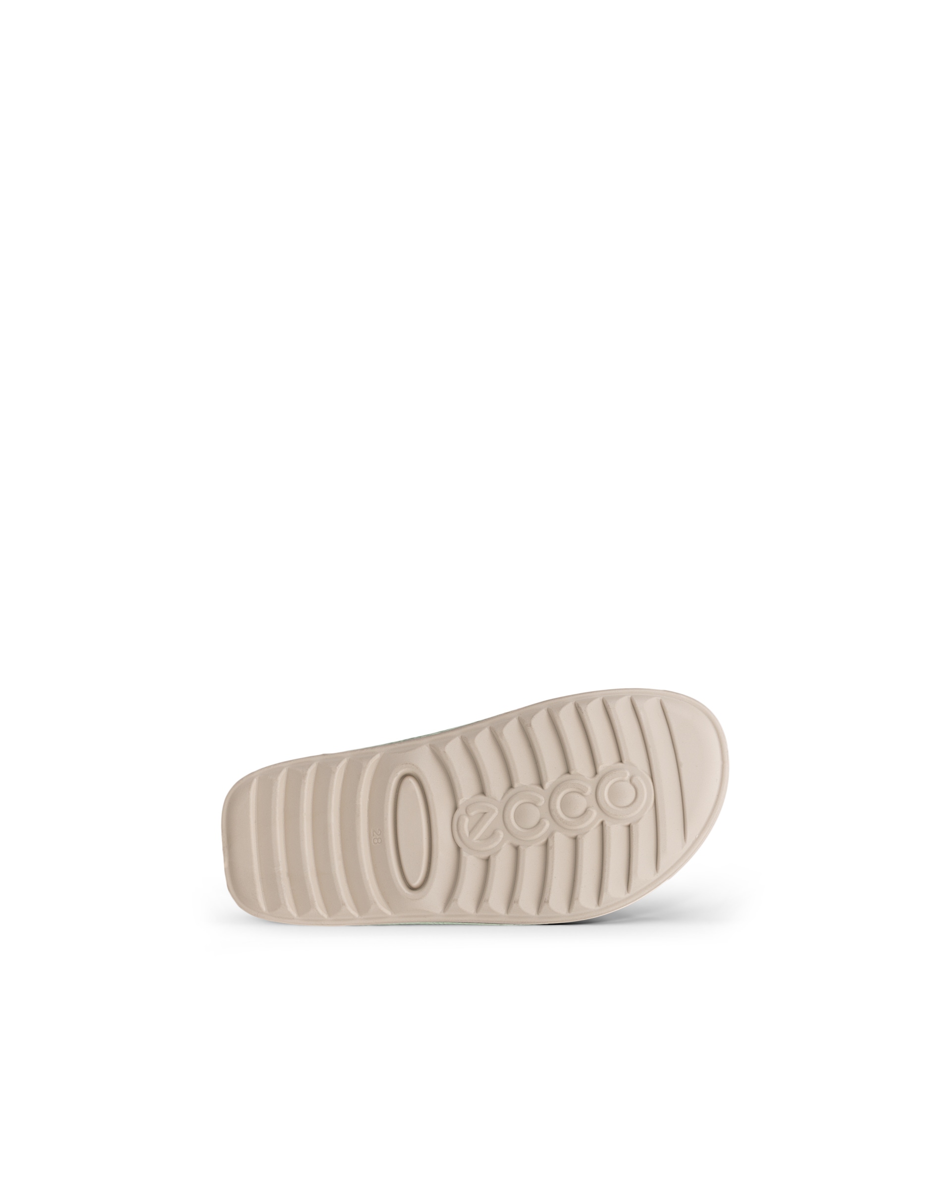 Kids' ECCOยฎ Cozmo Leather Two Strap Sandal - Green - Sole
