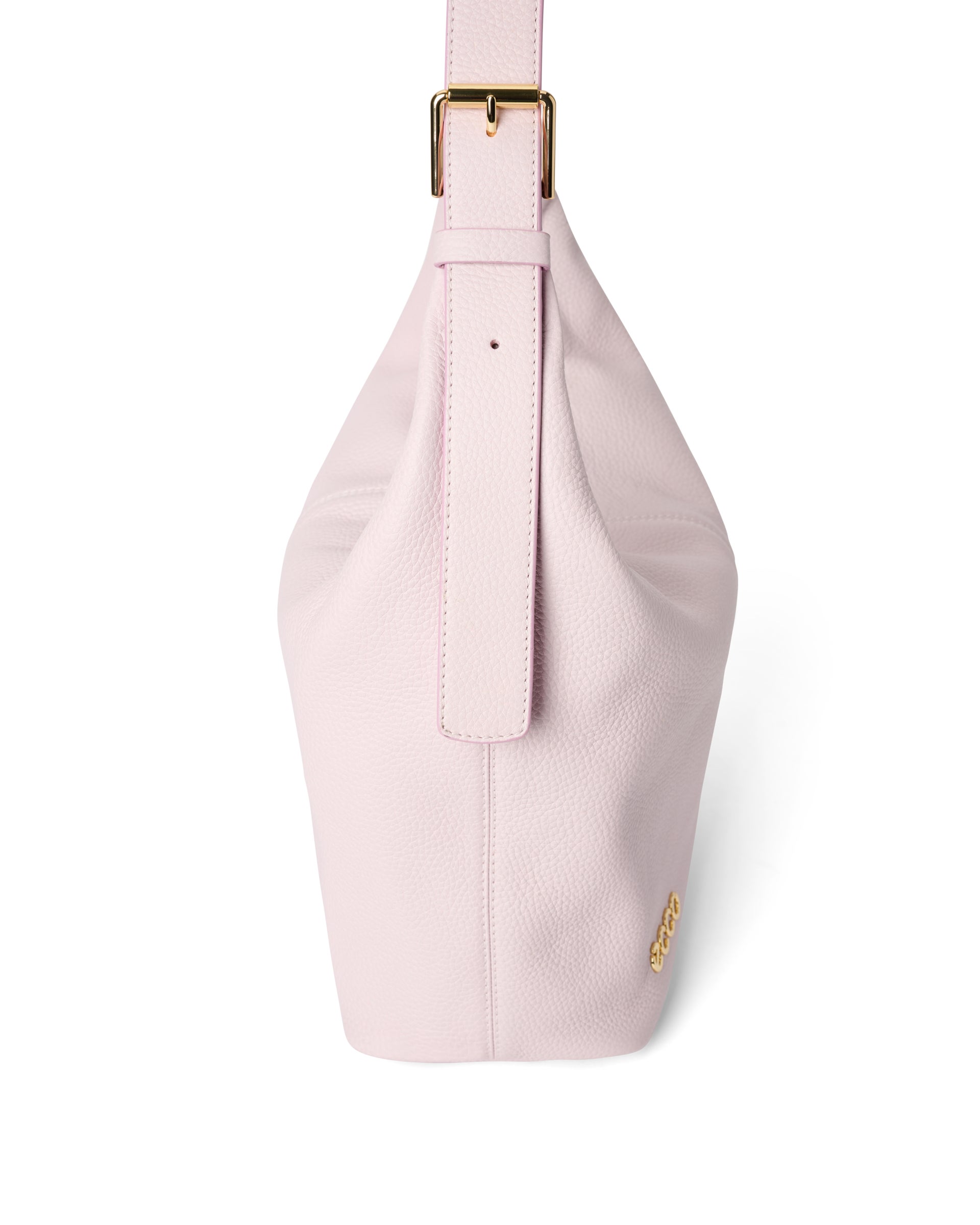 ECCO® Soft Pebbled Leather Medium Hobo Bag - Pink - Detail-2