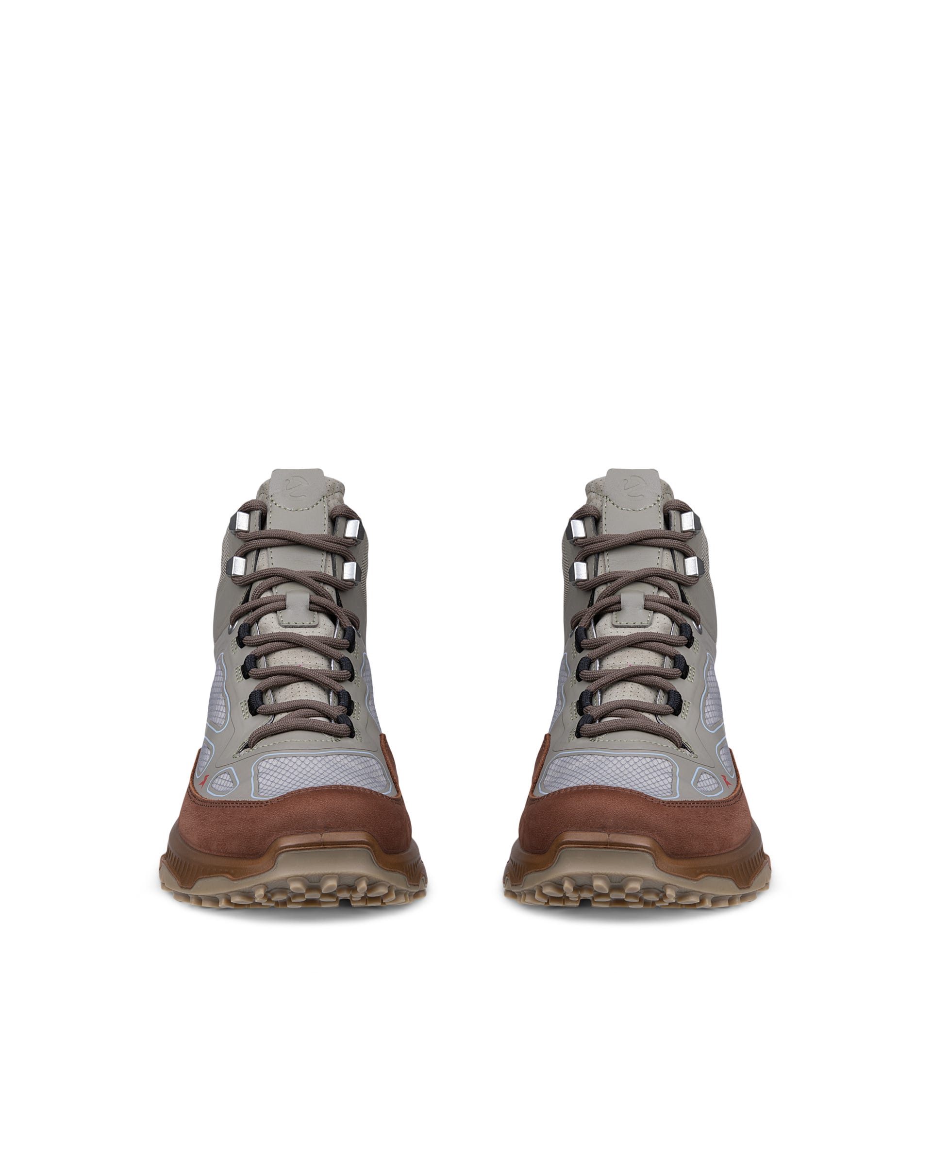 ECCO RECEPTOR XP WOMEN ウィメンズ レザーブーツ - グリーン - Front pair