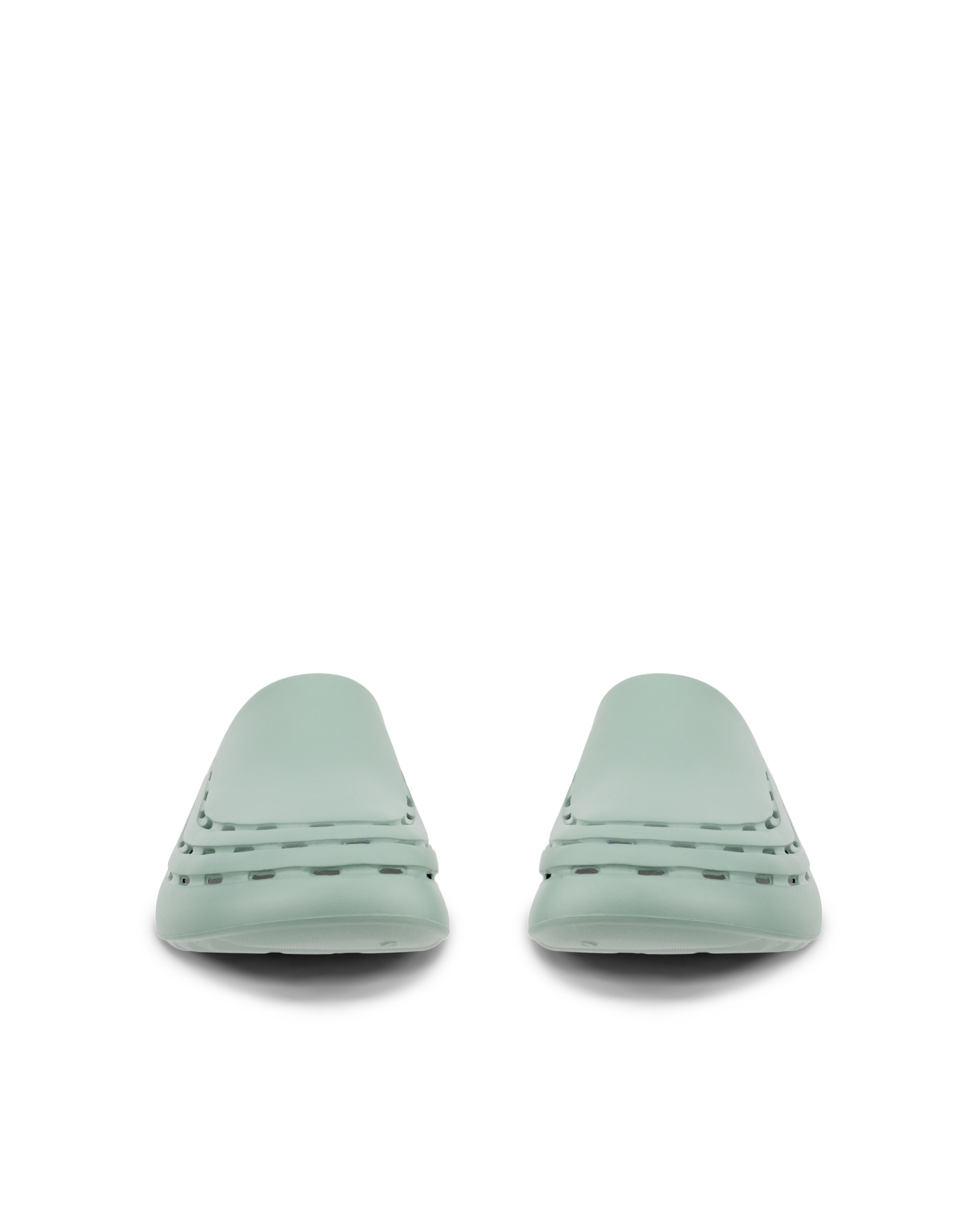 ECCO® Cozmo Slide sandale pour homme - Vert - Front pair