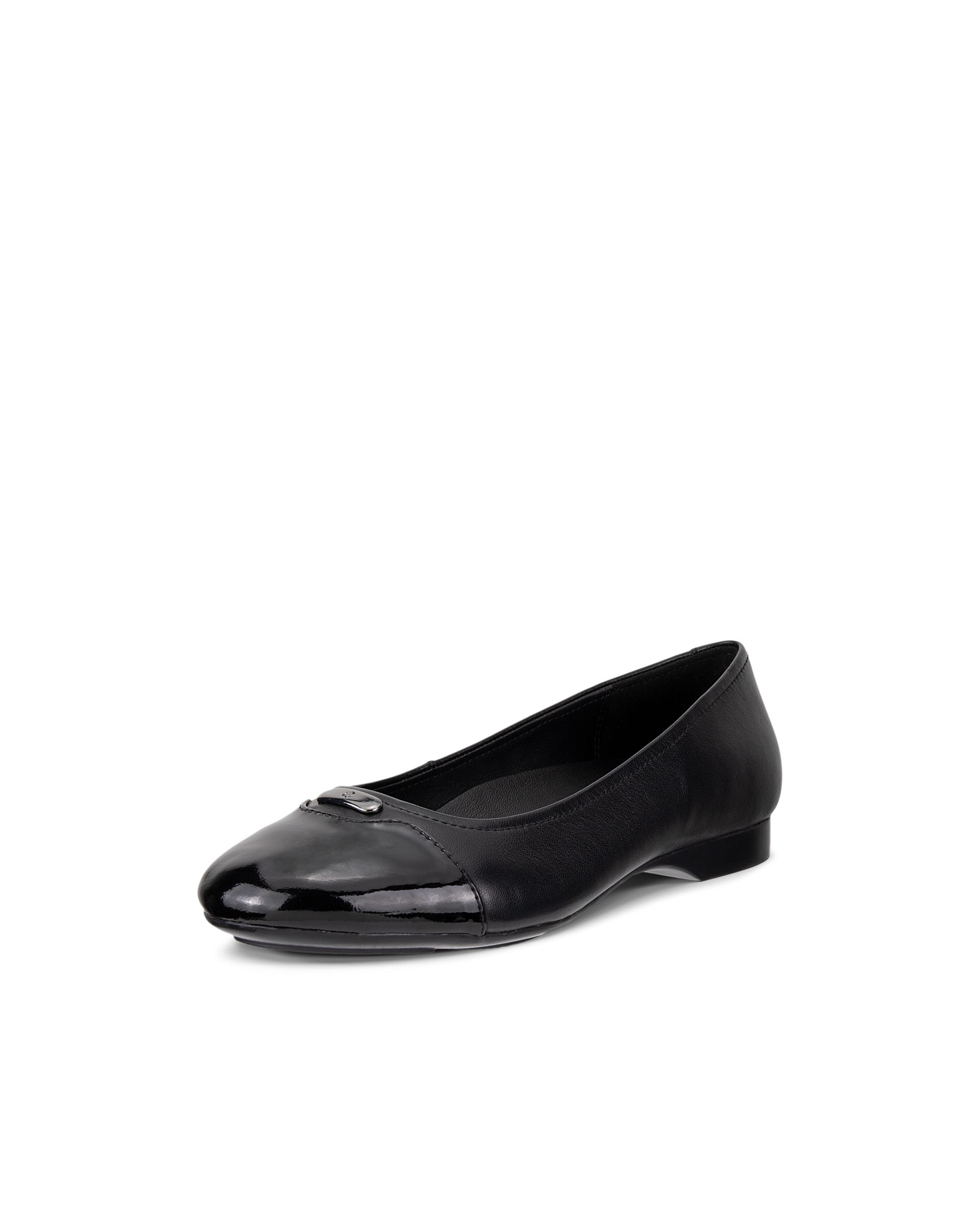 ECCO® ELEVATE 15 ballerines en cuir pour femme - Noir - Outside