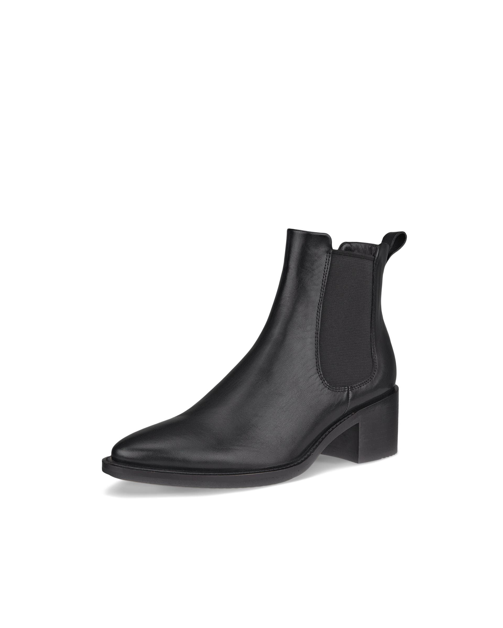 Women's ECCO® Shape 35 Sartorelle Leather Chelsea Boot - Black - Main