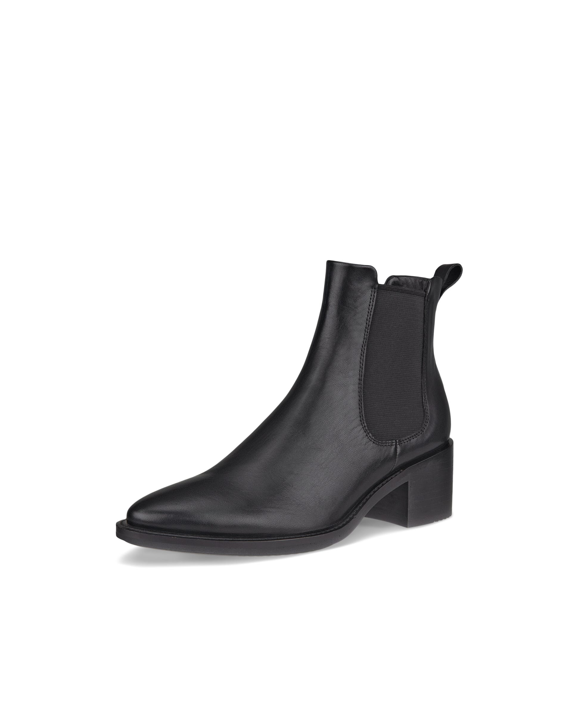 Women's ECCO® Shape 35 Sartorelle Leather Chelsea Boot - Black - Main