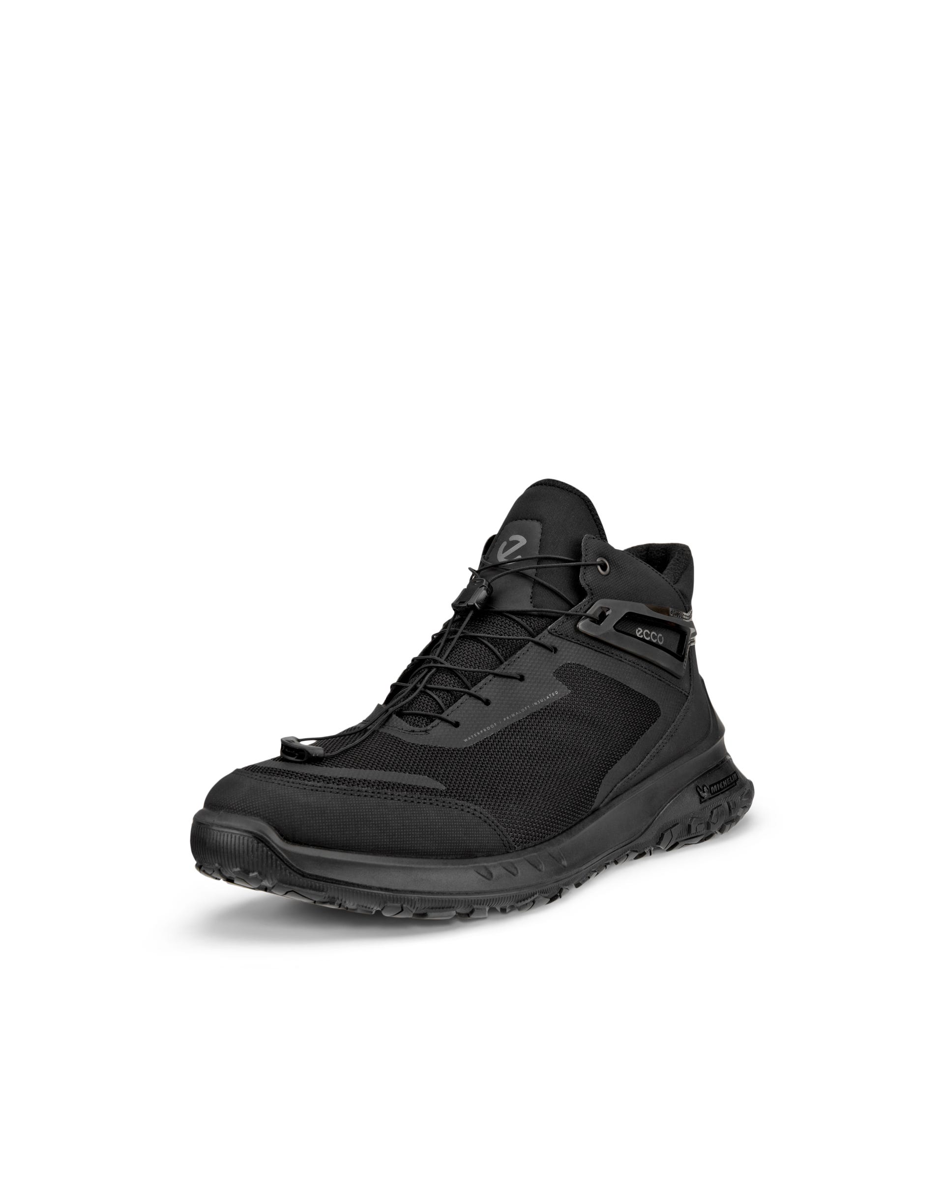 Moški vodoodporni srednje visoki pohodni gležnjarji ECCO® ULT-TRN - Črna - Main