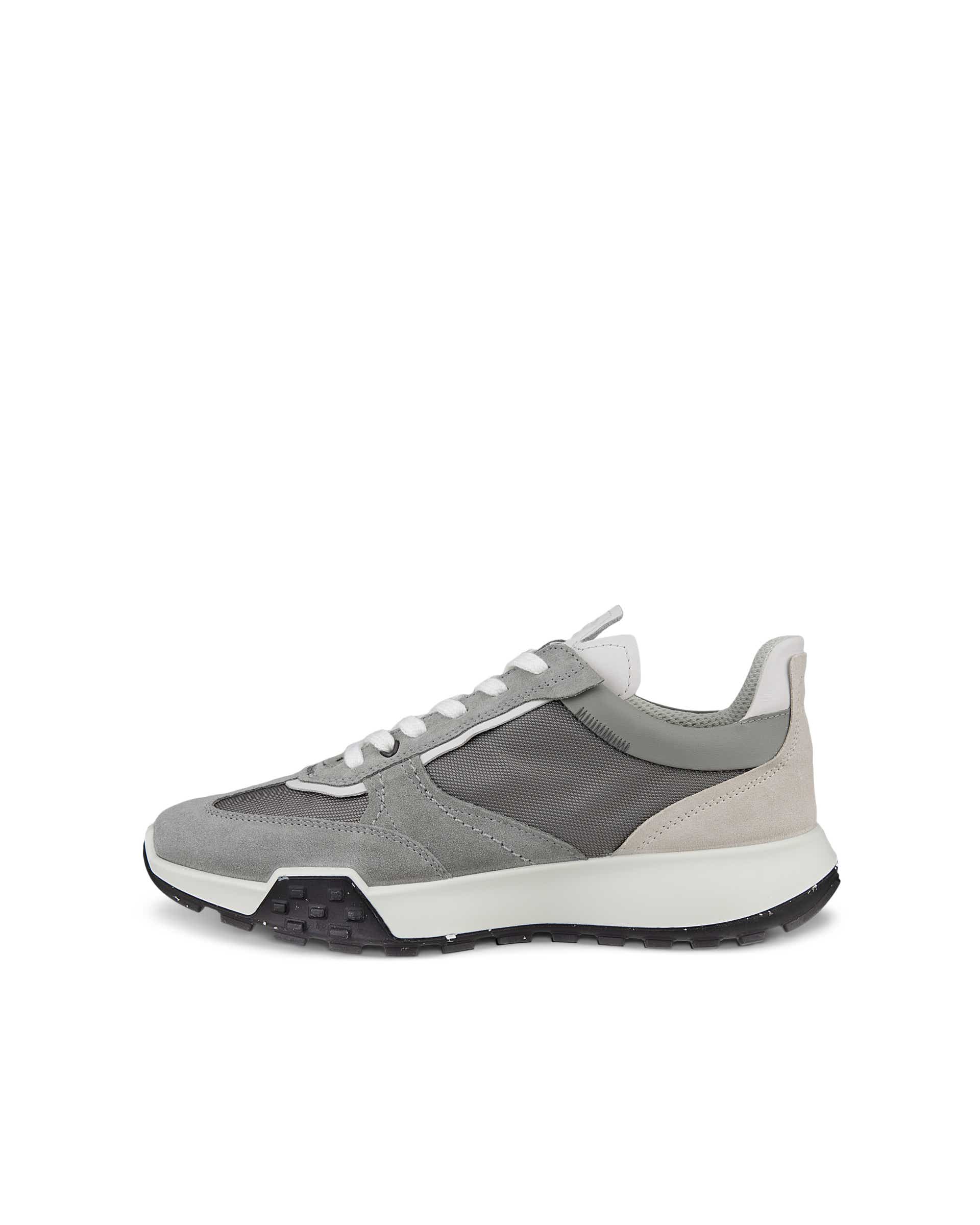 ecco グレー シューズ ECCO BIOM C-TRAIL MEN メンズ レザースニーカー | グレー