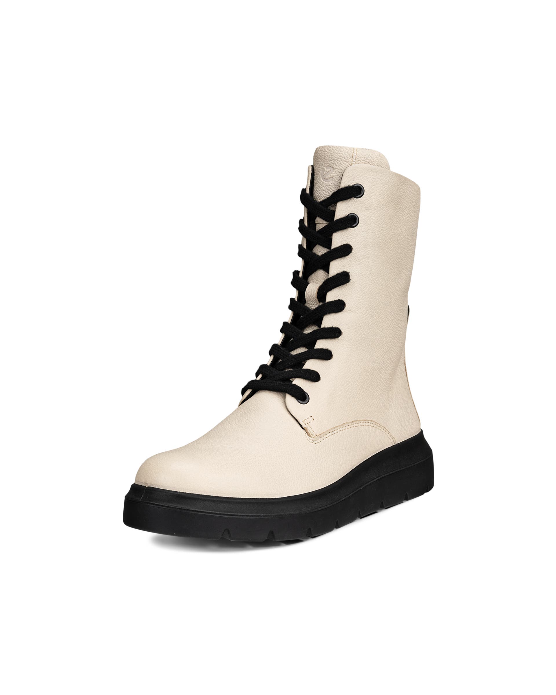 ECCO Nouvelle ウィメンズ レザーレースアップブーツ - ベージュ - Main