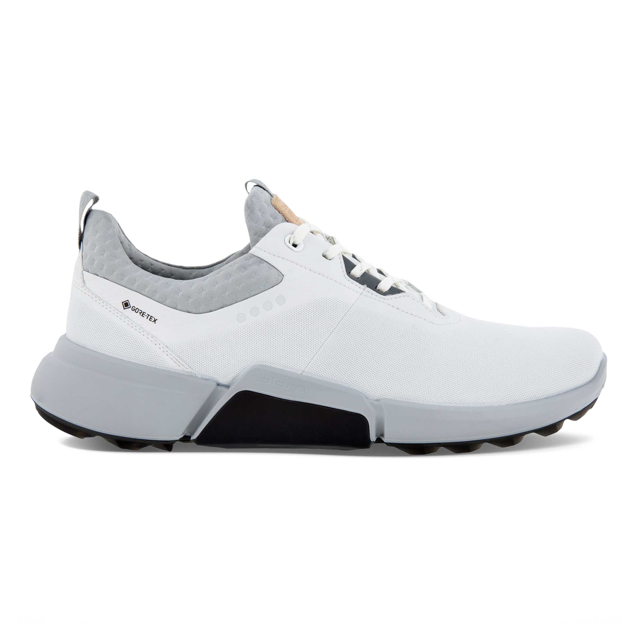 Men's ECCO® Golf BIOM H4 Leather Gore-Tex Shoe | White