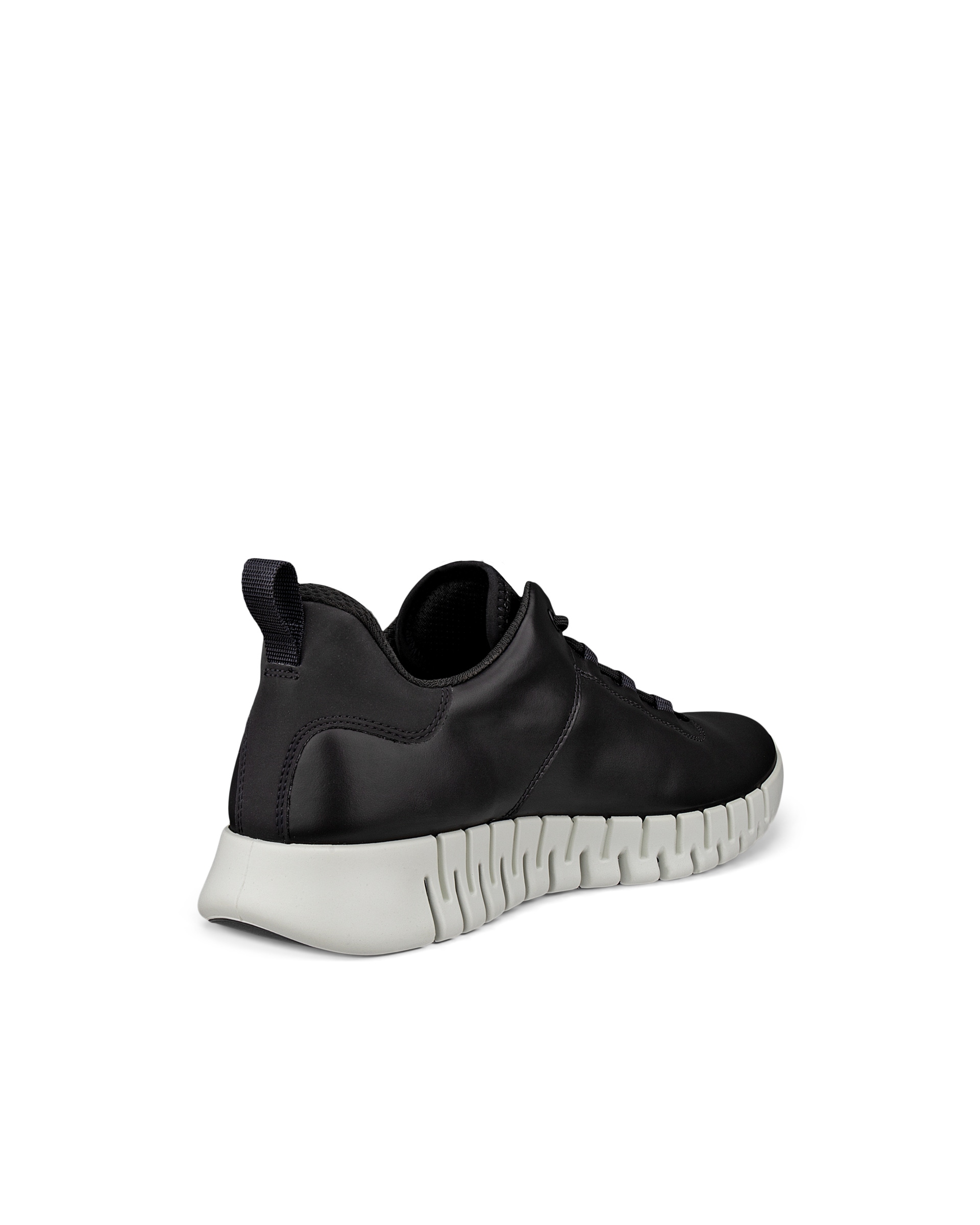 ECCO® Gruuv baskets en cuir pour homme - Noir - Back
