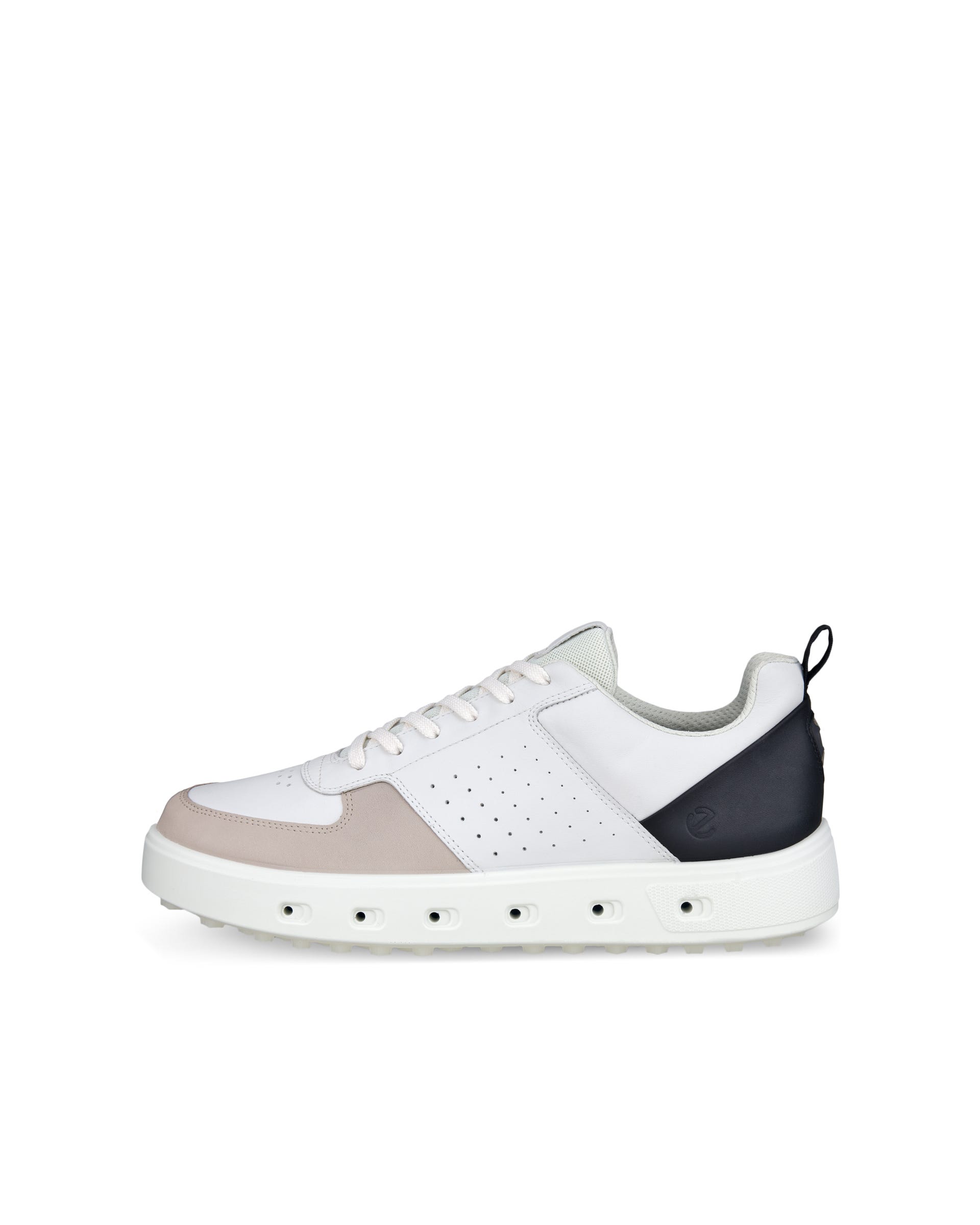 Zapatos golf de piel Gore-Tex ECCO® Golf Street 720 para hombre - Blanco - Outside