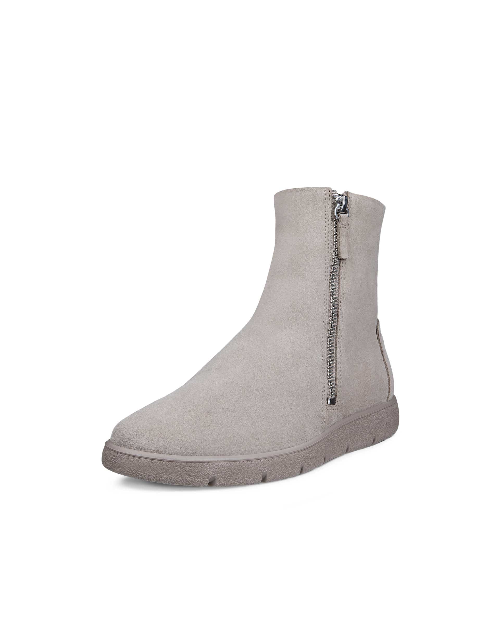ECCO® BELLA 2 Damen Bootie aus Veloursleder mit Reißverschluss - Grau - Main