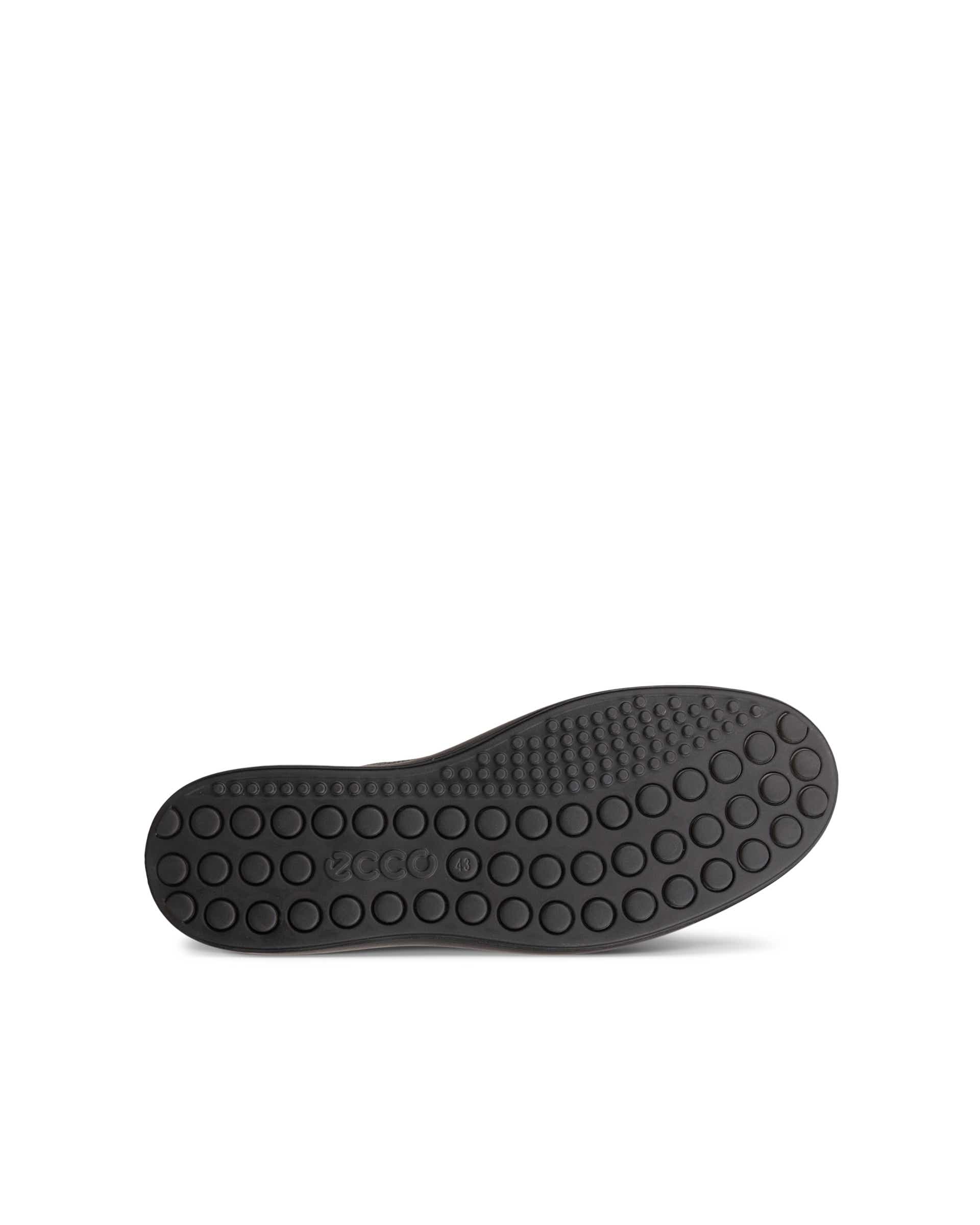 Men's ECCO® SOFT 7 Leather Sneaker - Black - Sole