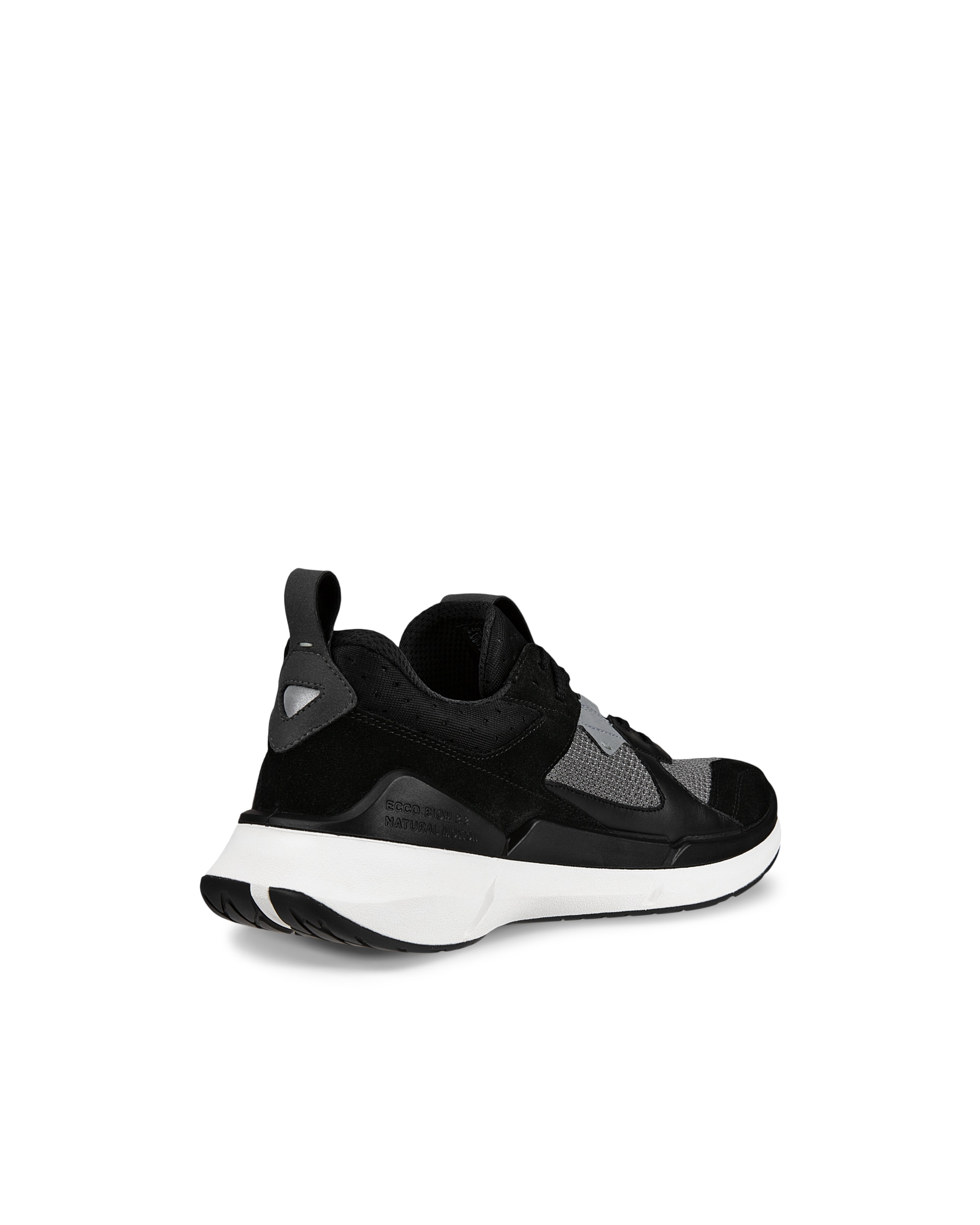 Men's ECCOยฎ Biom 2.2 Suede Sneaker - Black - Back