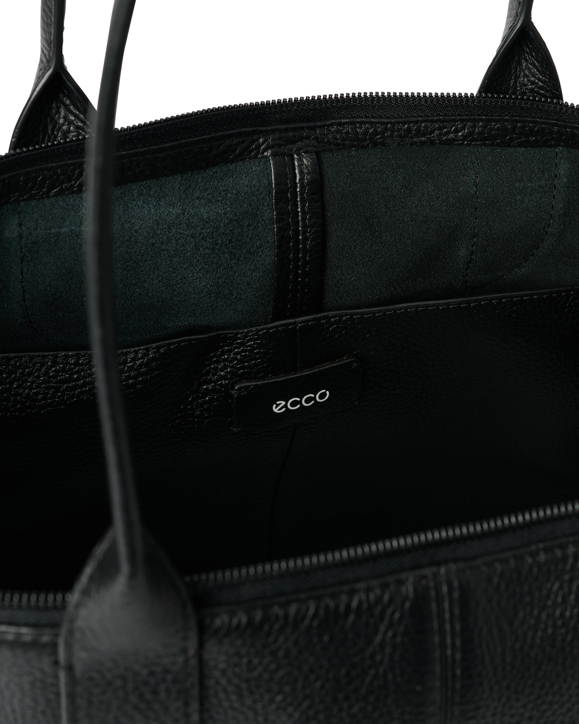 Skórzana torba shopper ECCO® Tote - Czarny - Inside
