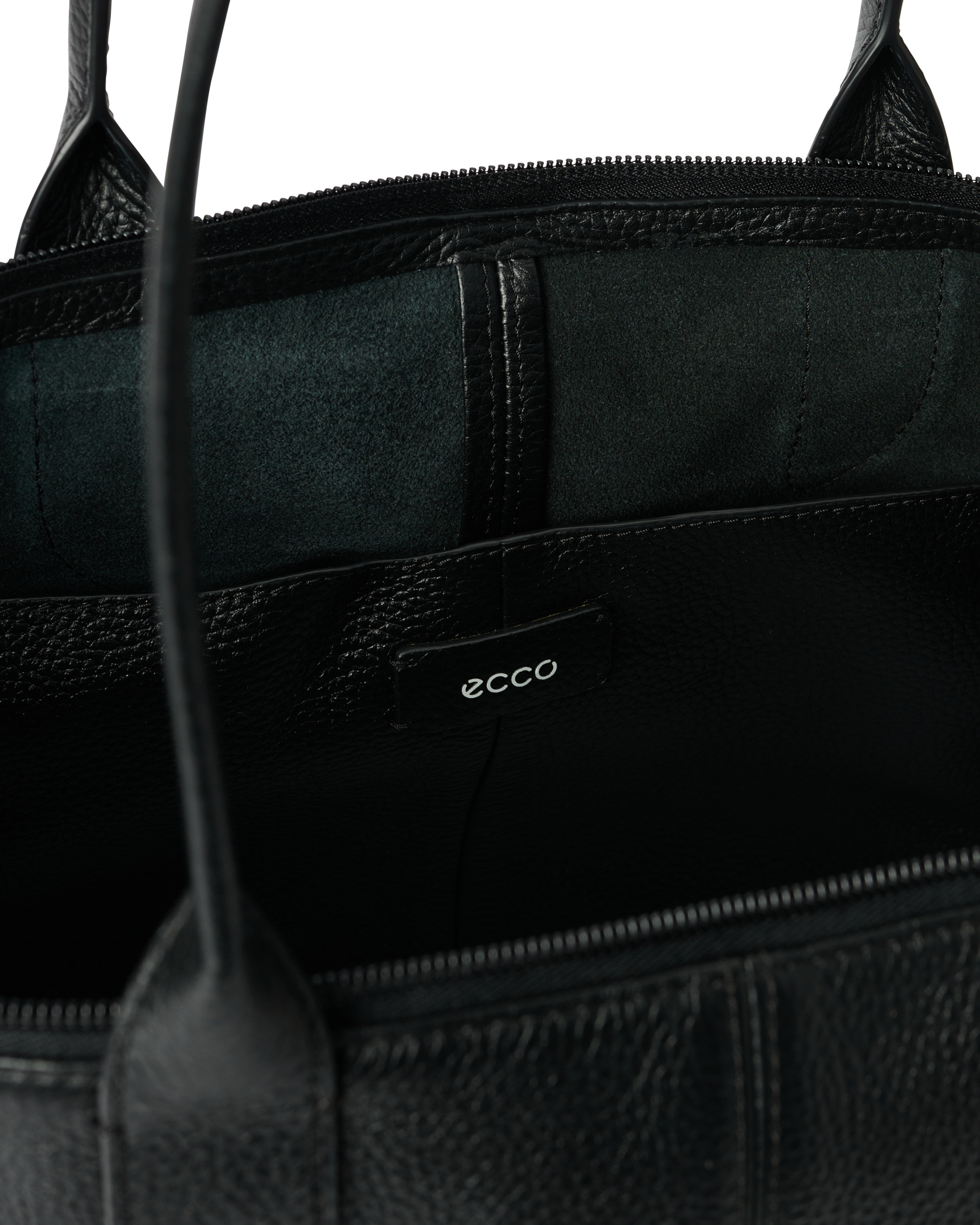 ECCO® Tote leren shopper - Zwart - Inside