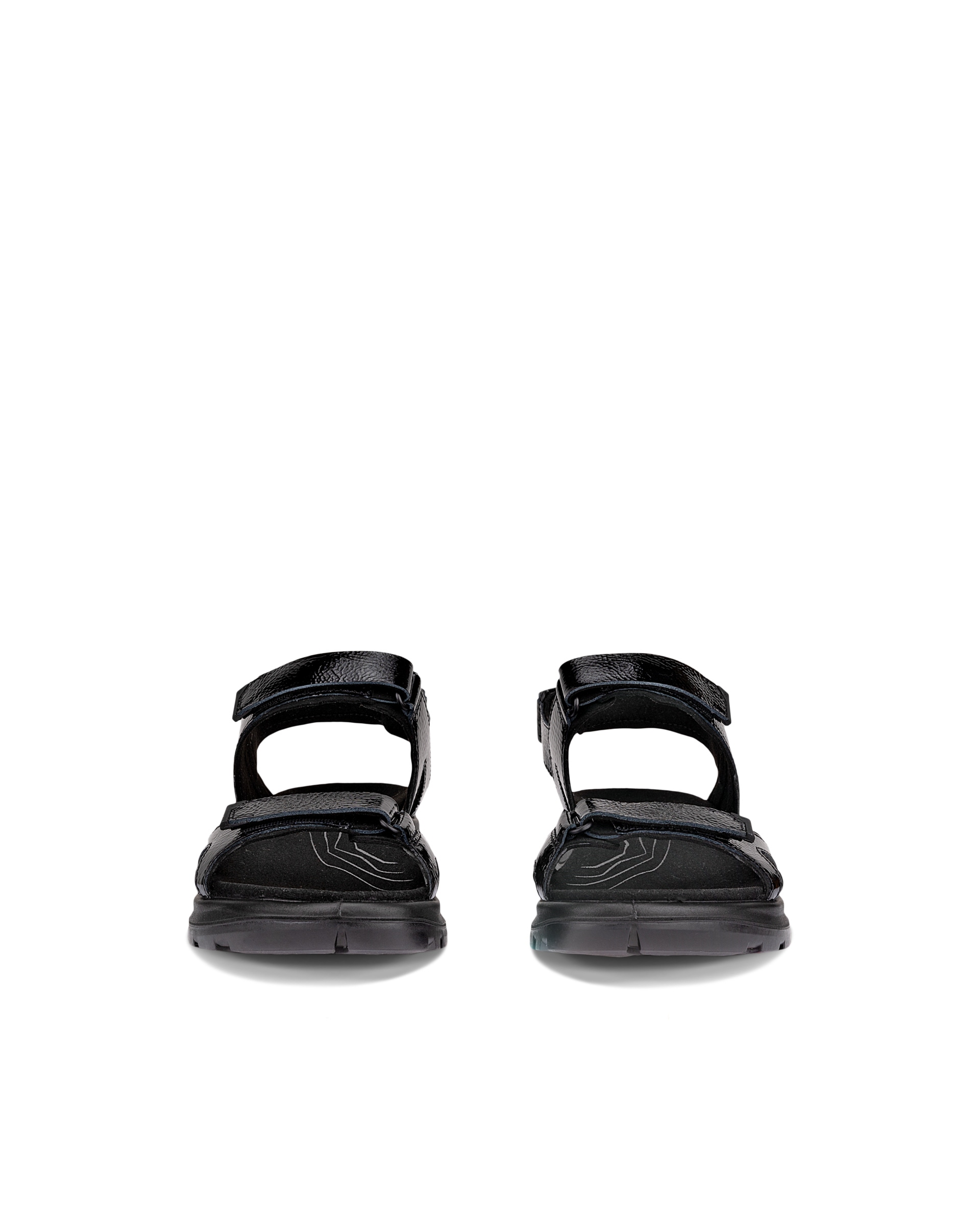 Dámské kožené outdoorové sandály ECCO® Offroad - Černá - Front pair