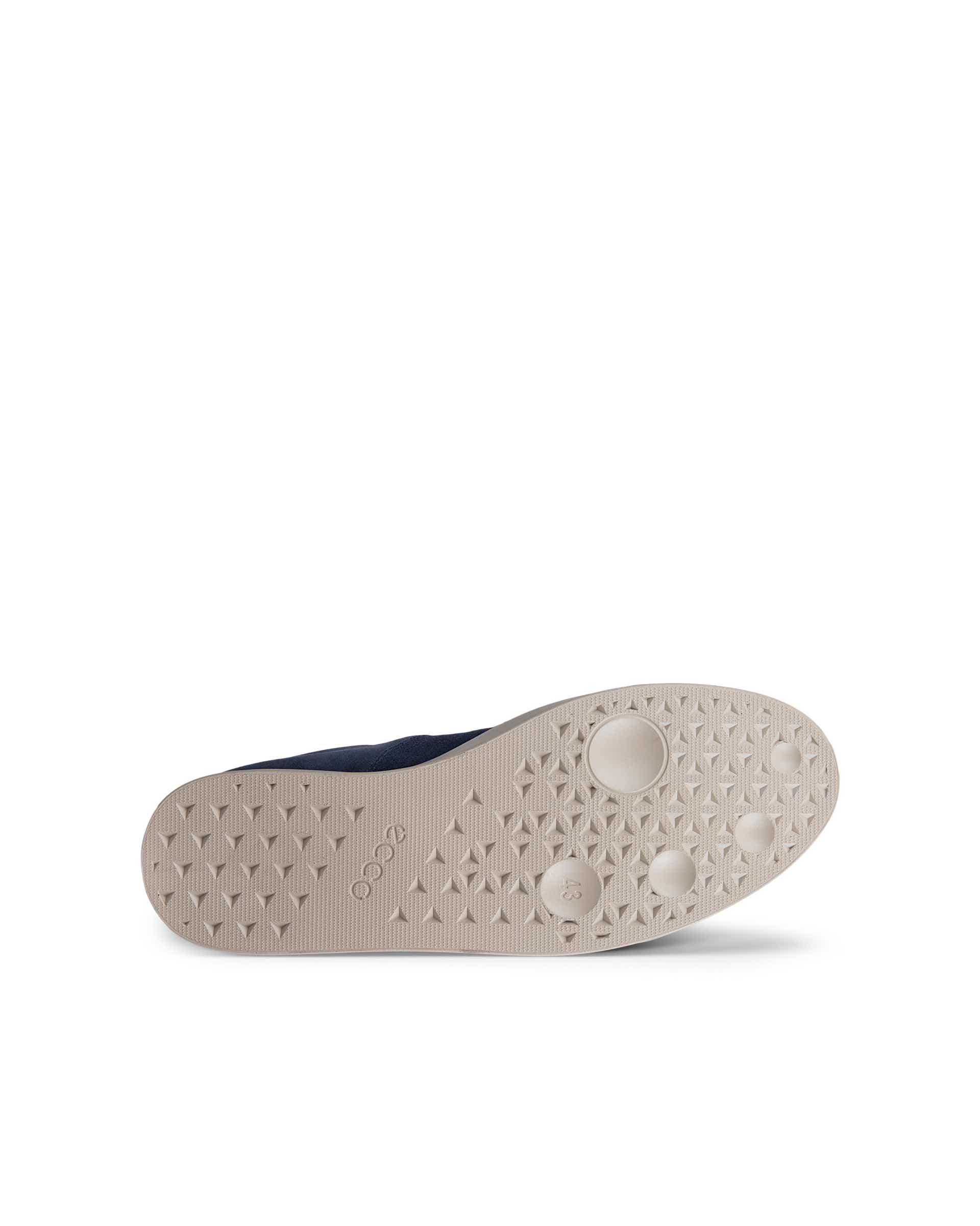 ECCO® STREET LITE herre sneakers semsket skinn - Blå - Sole