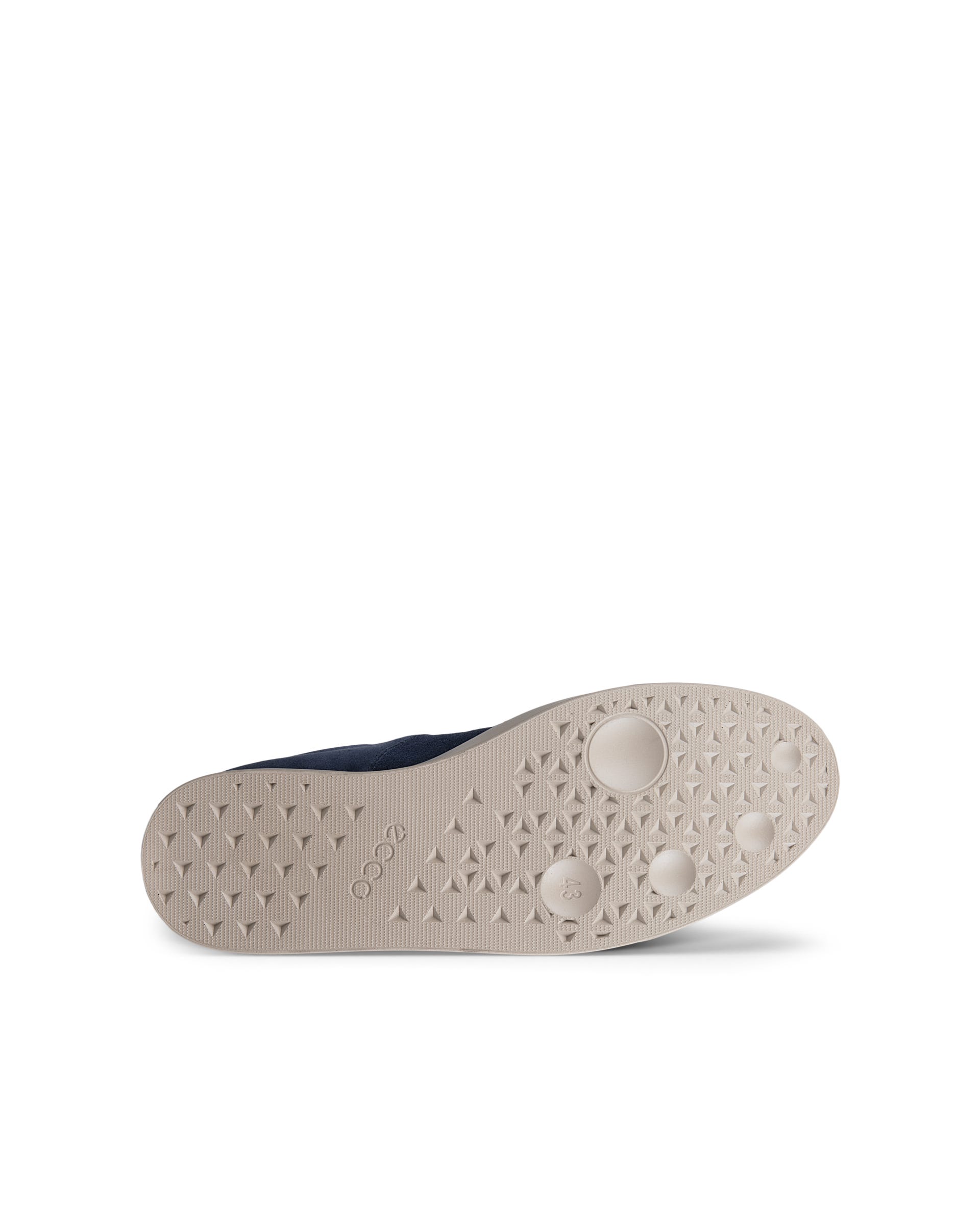 ECCO® STREET LITE herre sneakers semsket skinn - Blå - Sole
