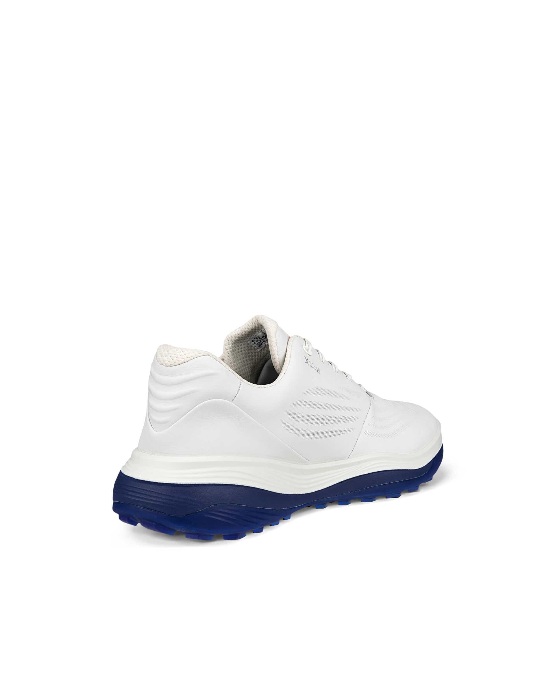 ECCO LT1 GOLF LACE Men メンズ レザーウォータープルーフゴルフシューズ - ホワイト - Back