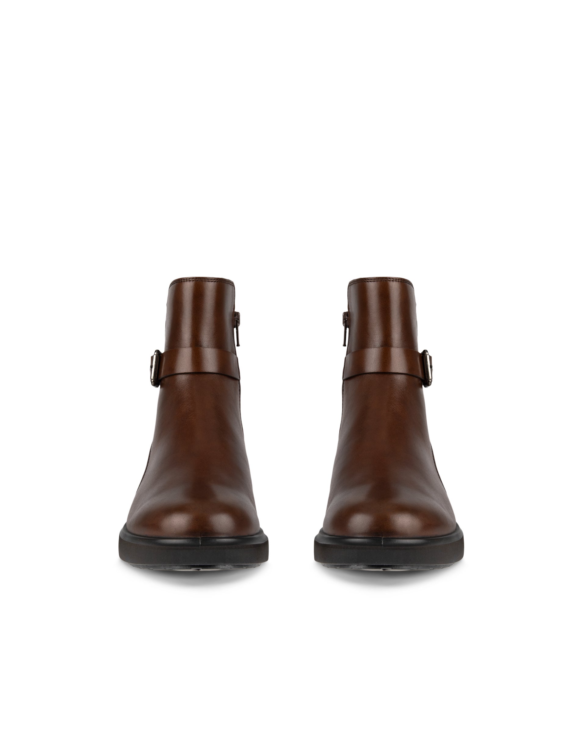 ECCO Metropole Amsterdam ウィメンズ レザーウォータープルーフブーツ - ブラウン - Front pair