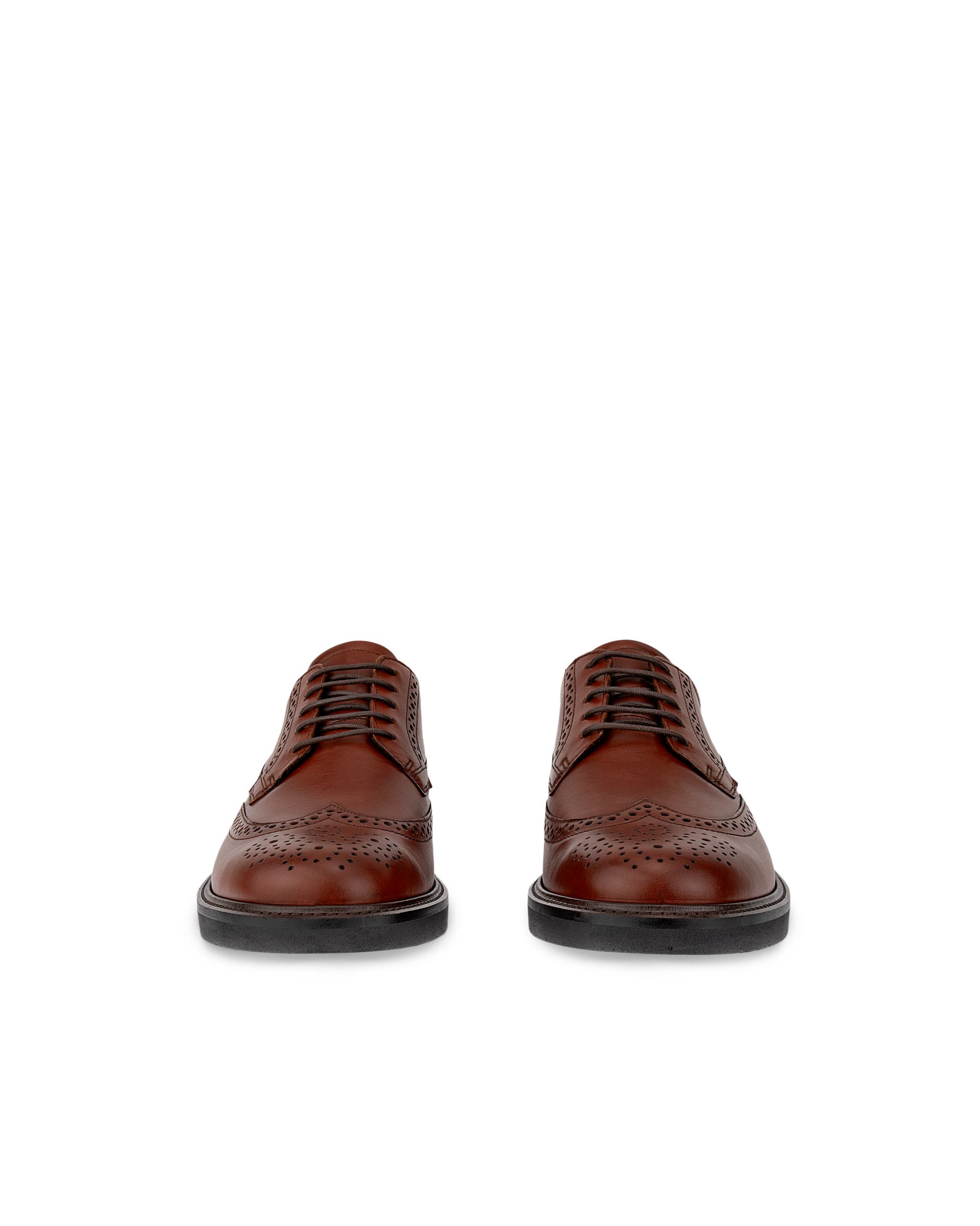 ECCO® Metropole London Herren Budapester aus Leder - Braun - Front pair