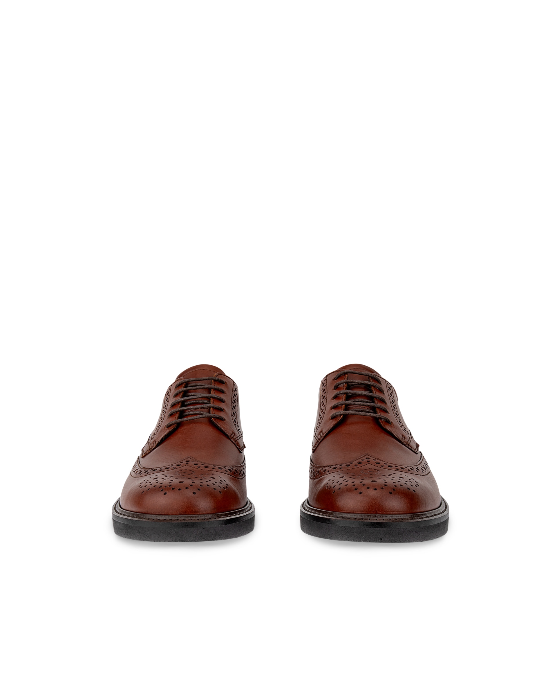ECCO® Metropole London richelieu cuir pour homme - Brun - Front pair