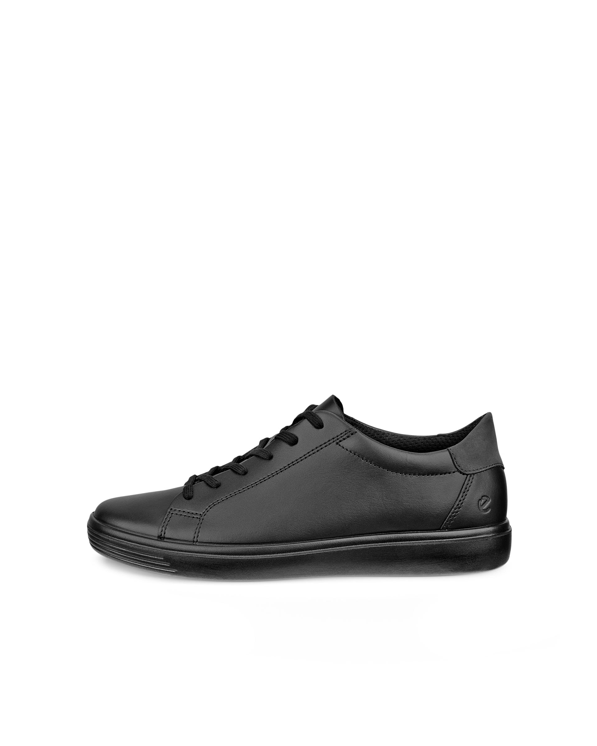 Zapatillas de piel ECCO® CLASSIC SNEAKER para mujer - Negro - Outside