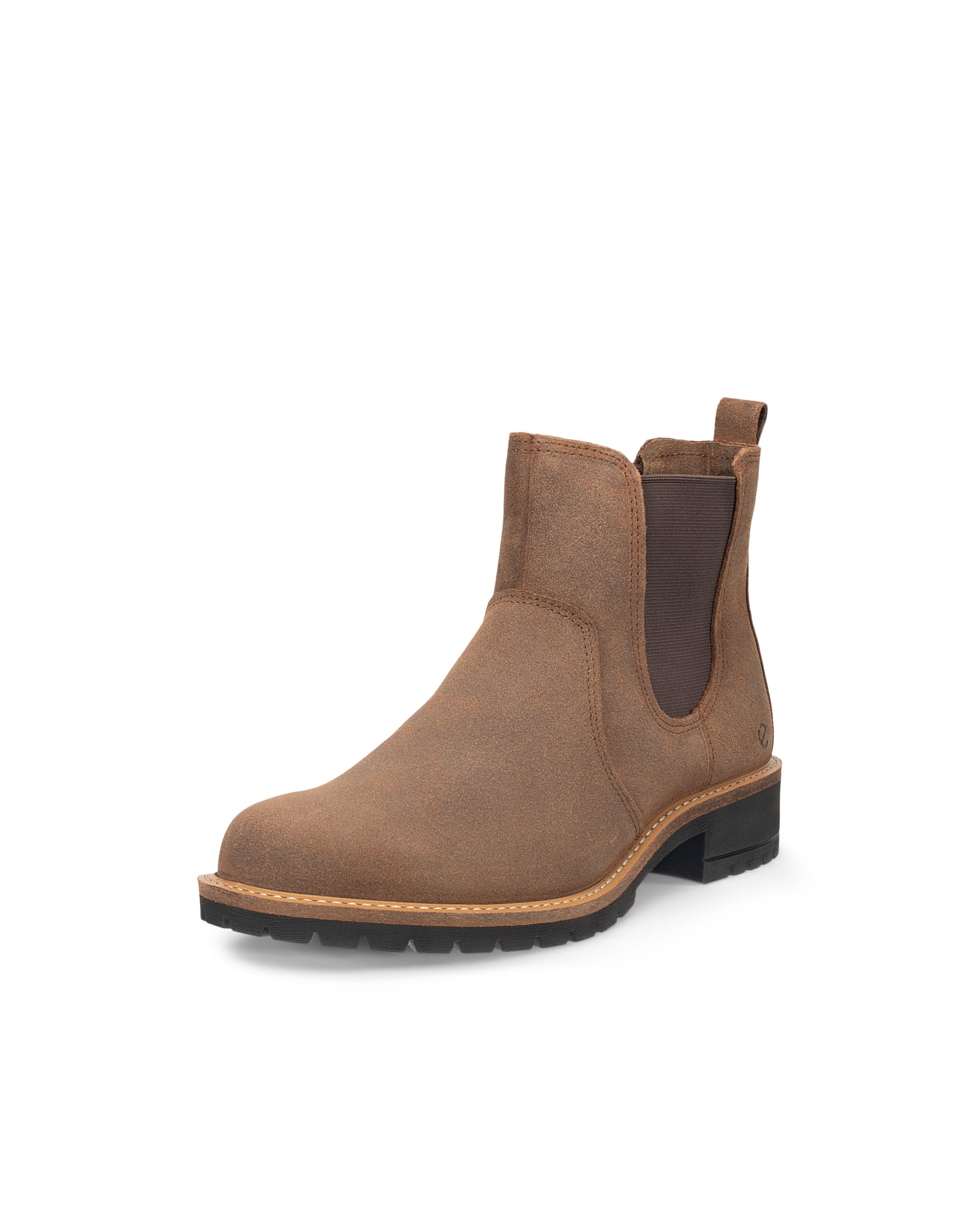 ECCO® ELAINA Chelsea støvler i ruskind til damer - Brun - Outside