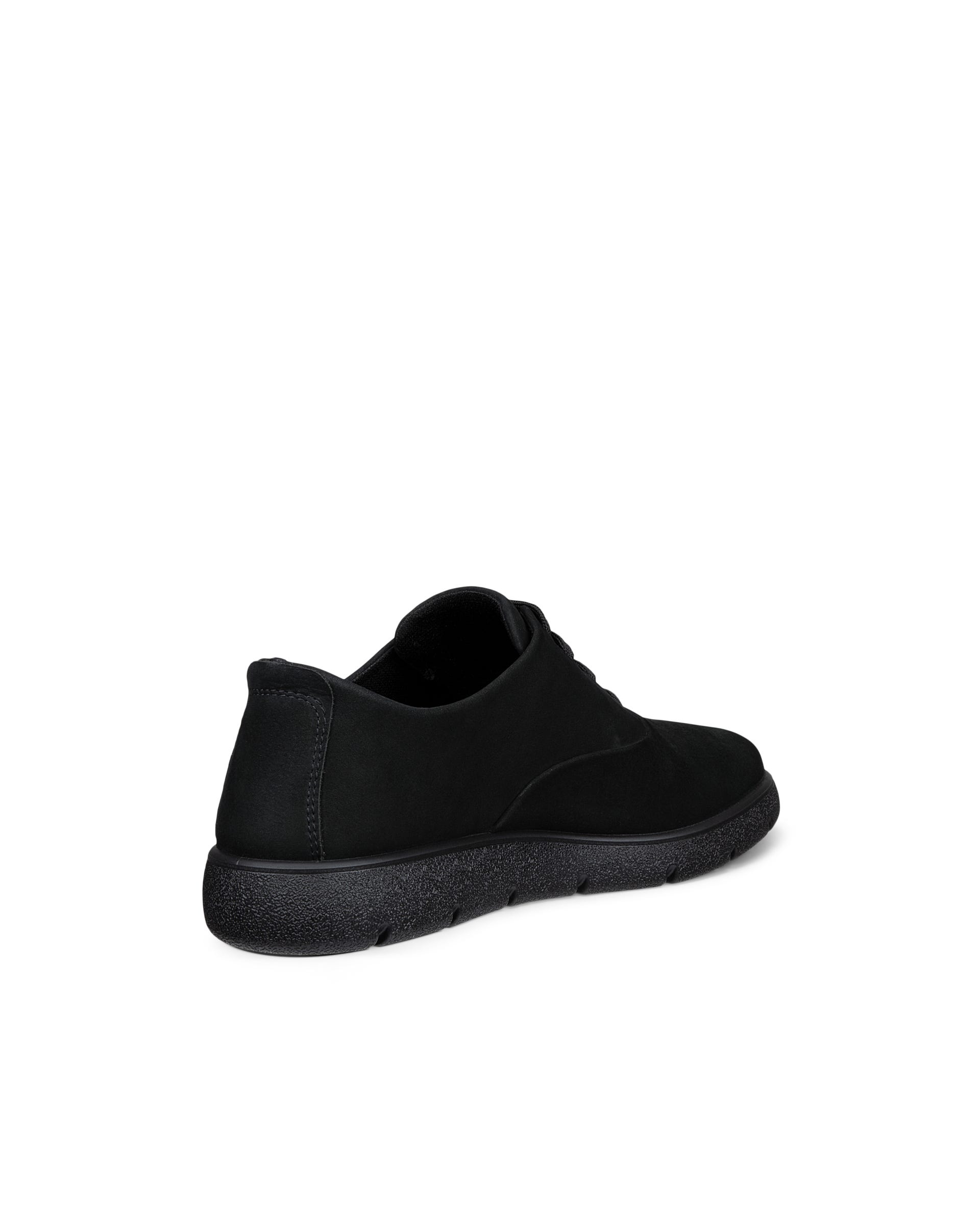 ECCO® BELLA 2 dames nubuck veterschoen - Zwart - Back