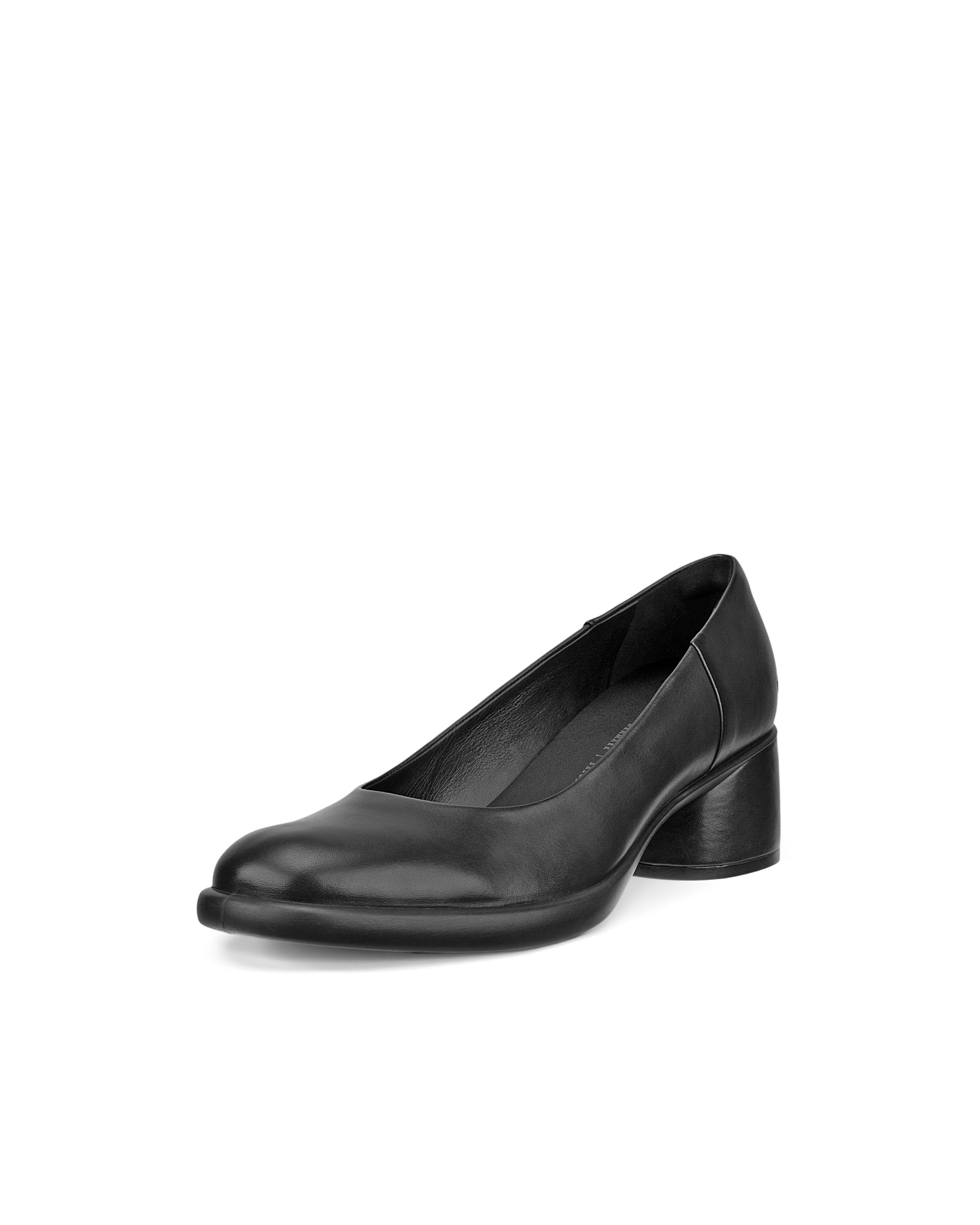 Zapatos de piel con tacón cuadrado ECCO® Sculpted LX 35 para mujer - Negro - Main